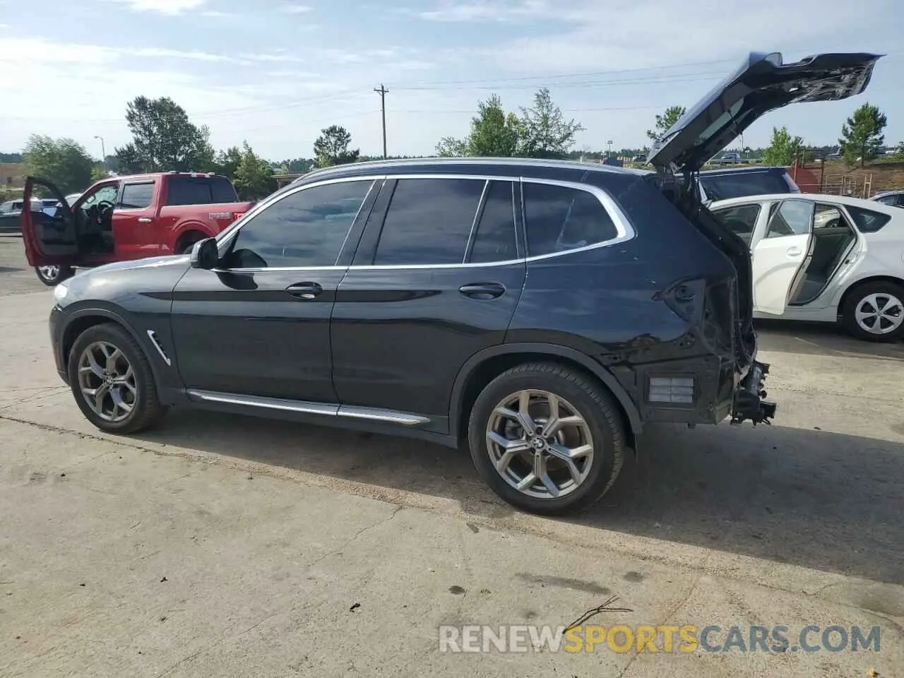 2 fotografías del automóvil dañado 5UXTY3C04L9B43778 BMW X3 2020