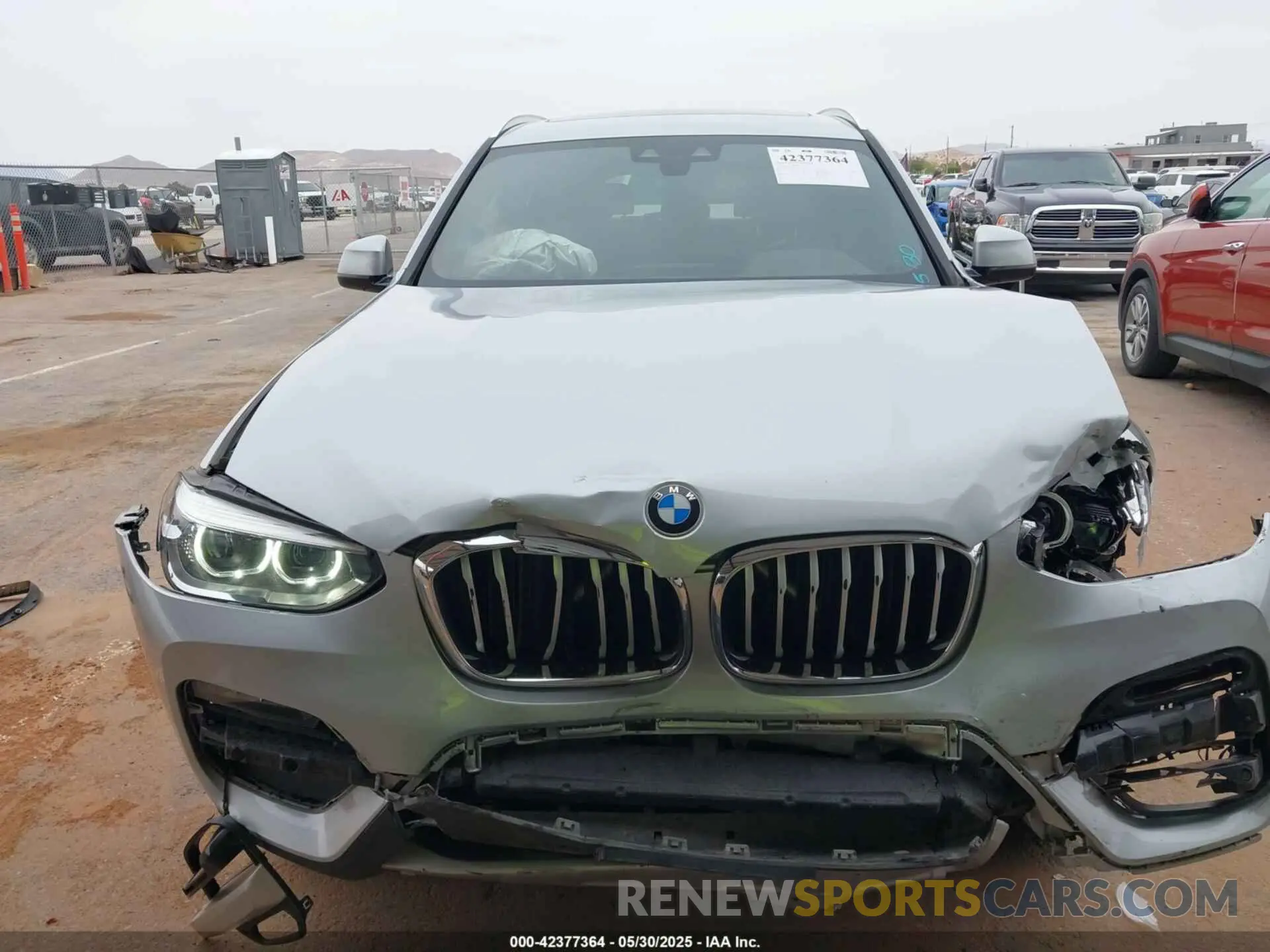 13 fotografías del automóvil dañado 5UXTY3C04L9C46134 BMW X3 2020
