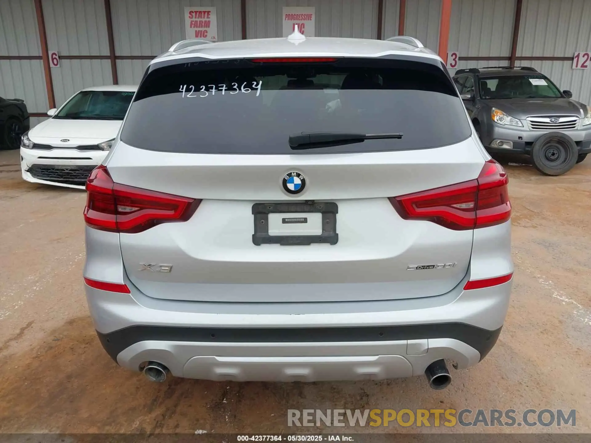 17 fotografías del automóvil dañado 5UXTY3C04L9C46134 BMW X3 2020