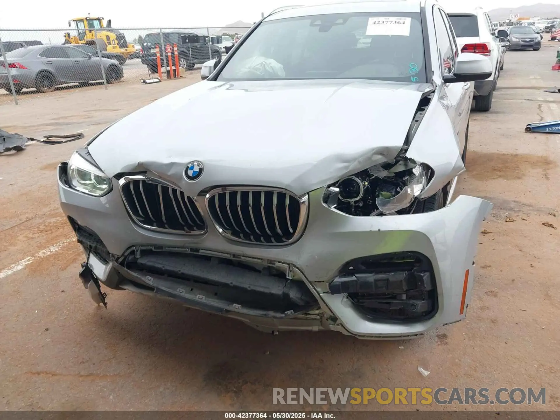 6 fotografías del automóvil dañado 5UXTY3C04L9C46134 BMW X3 2020