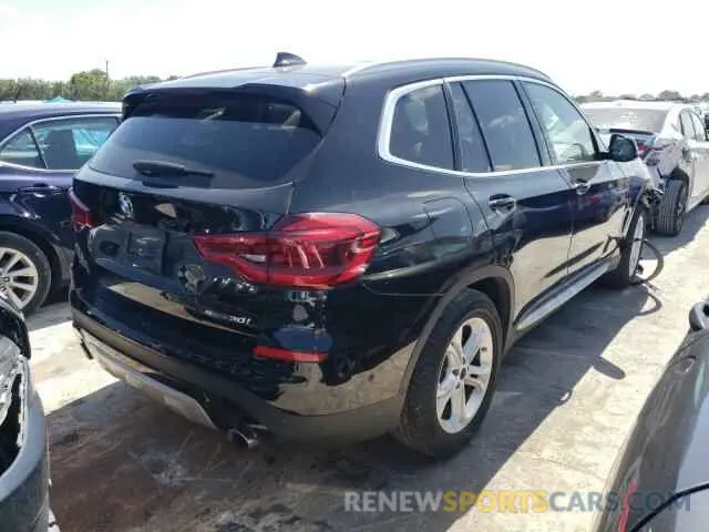 4 fotografías del automóvil dañado 5UXTY3C04L9D09085 BMW X3 2020