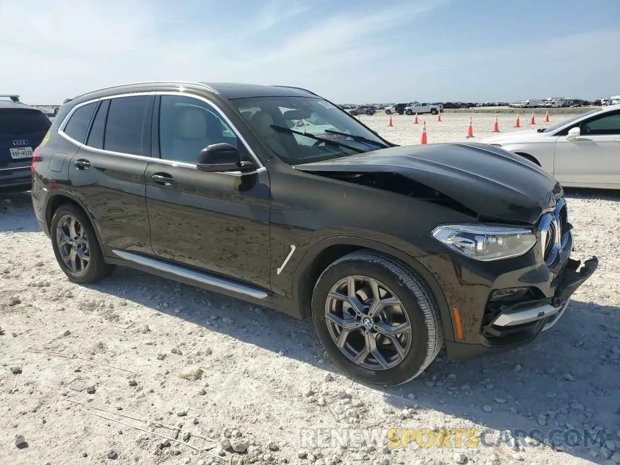 4 fotografías del automóvil dañado 5UXTY3C04L9D25223 BMW X3 2020