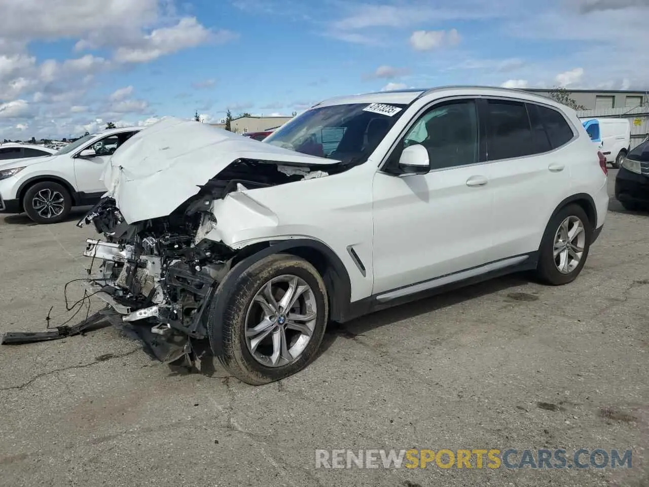 1 fotografías del automóvil dañado 5UXTY3C04LLE55442 BMW X3 2020