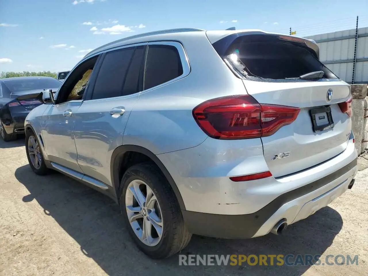 2 fotografías del automóvil dañado 5UXTY3C05L9B59567 BMW X3 2020