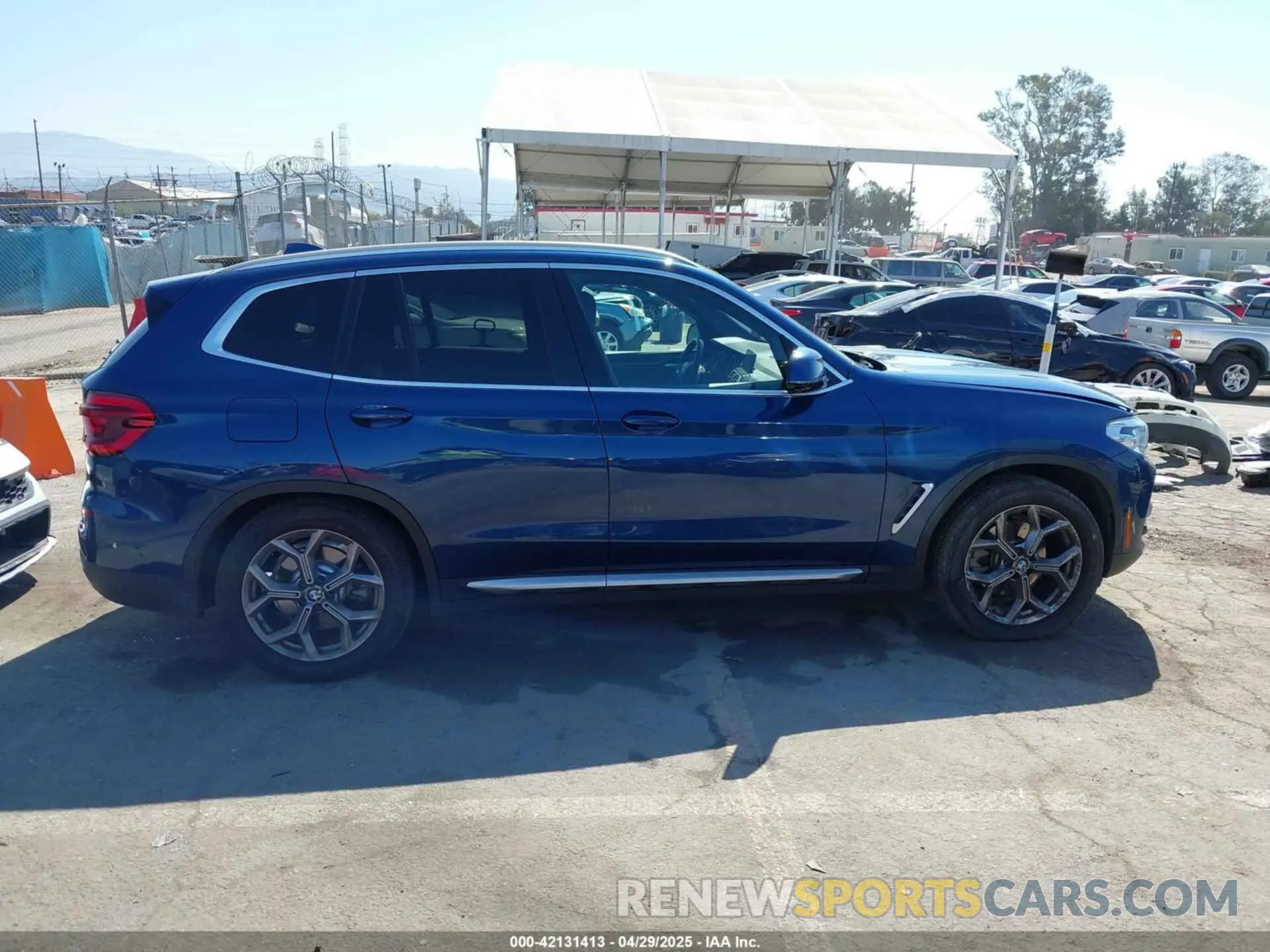 13 fotografías del automóvil dañado 5UXTY3C05L9D42497 BMW X3 2020