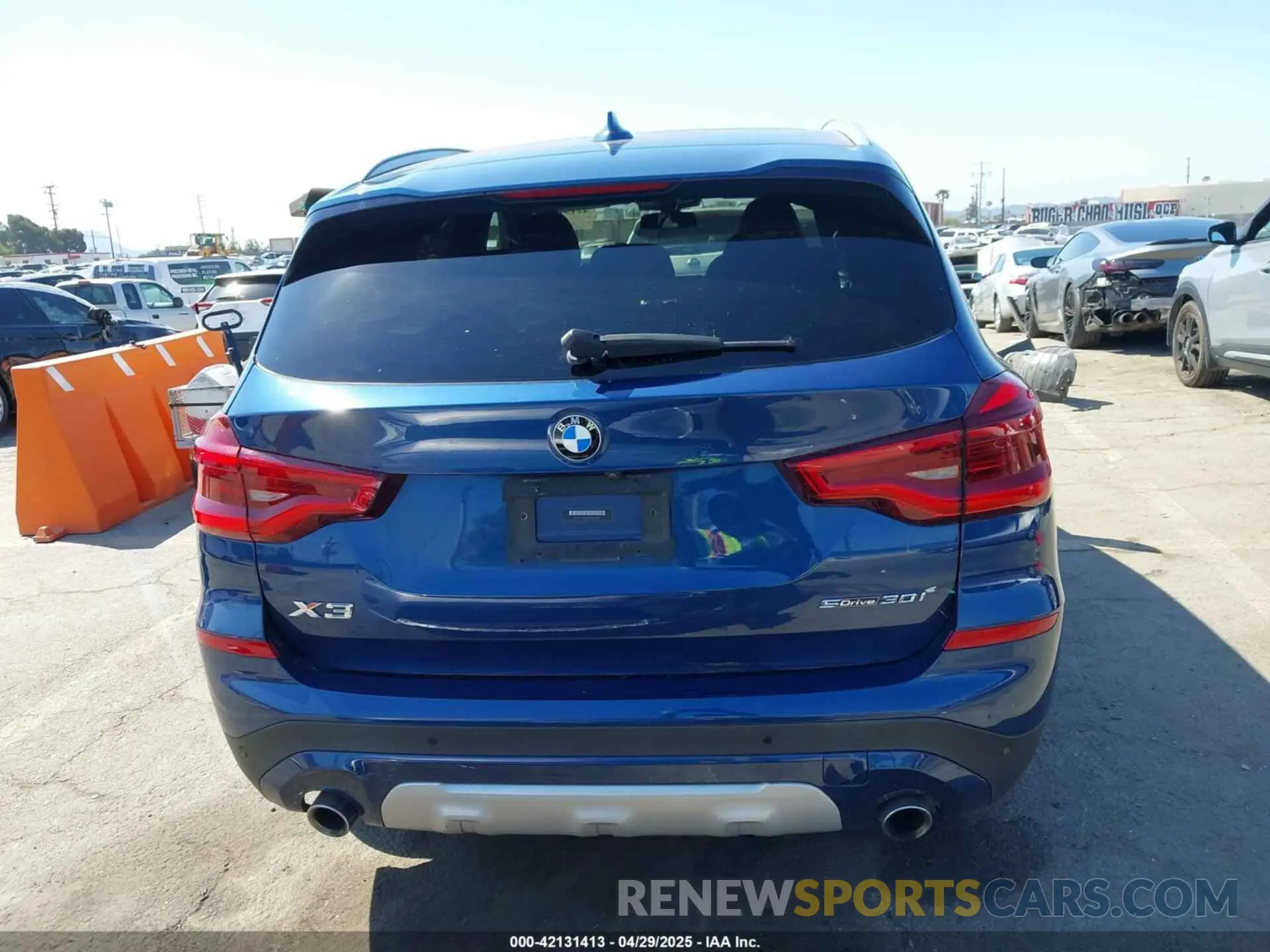 16 fotografías del automóvil dañado 5UXTY3C05L9D42497 BMW X3 2020