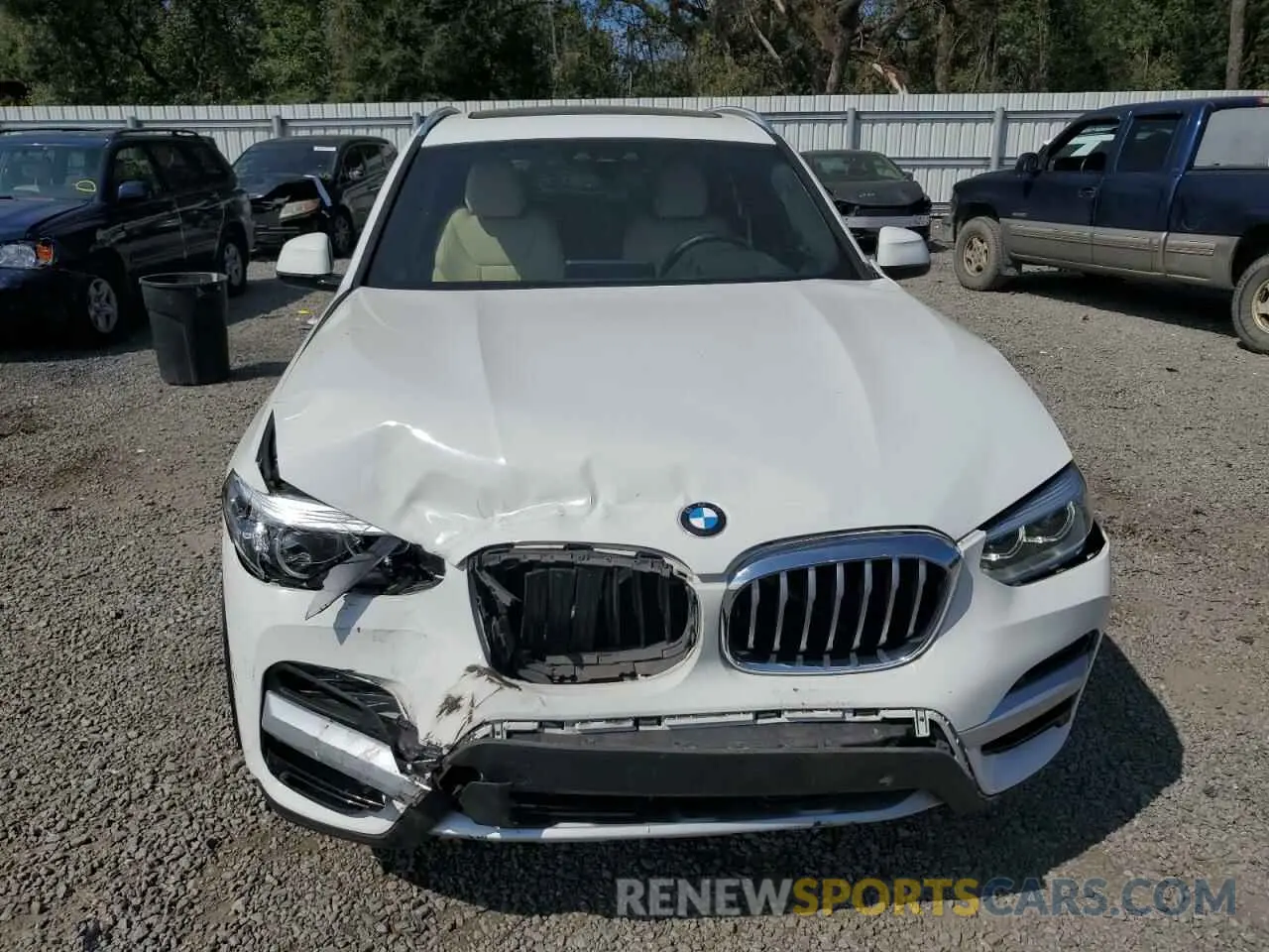 5 fotografías del automóvil dañado 5UXTY3C05L9D58537 BMW X3 2020