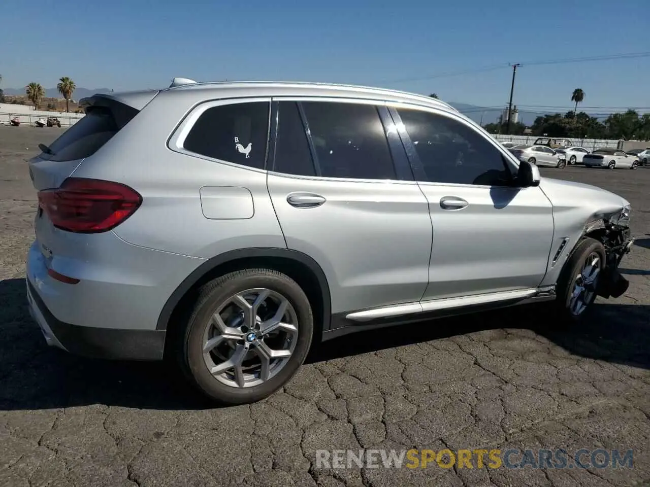 3 fotografías del automóvil dañado 5UXTY3C06L9C03785 BMW X3 2020