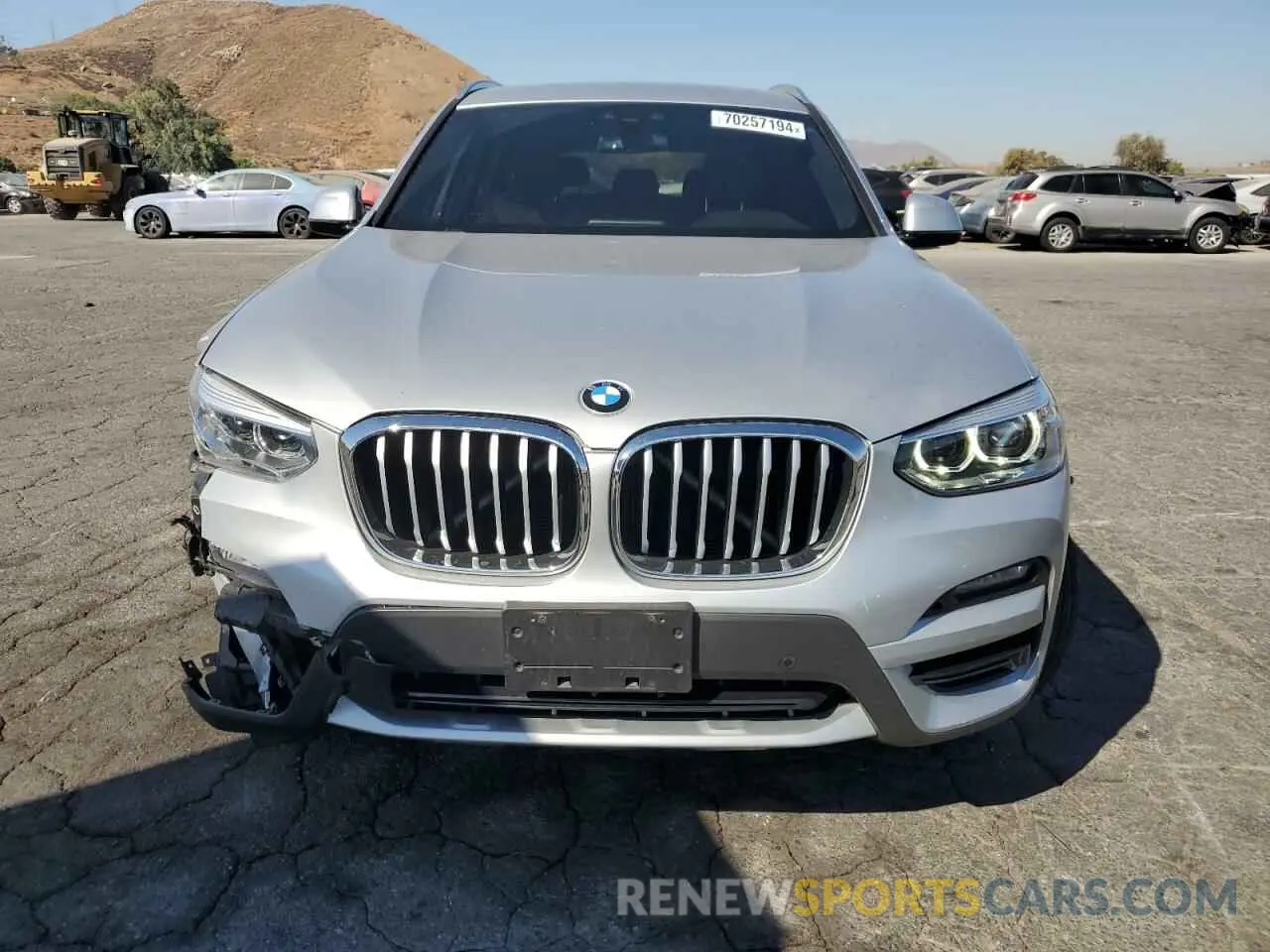 5 fotografías del automóvil dañado 5UXTY3C06L9C03785 BMW X3 2020