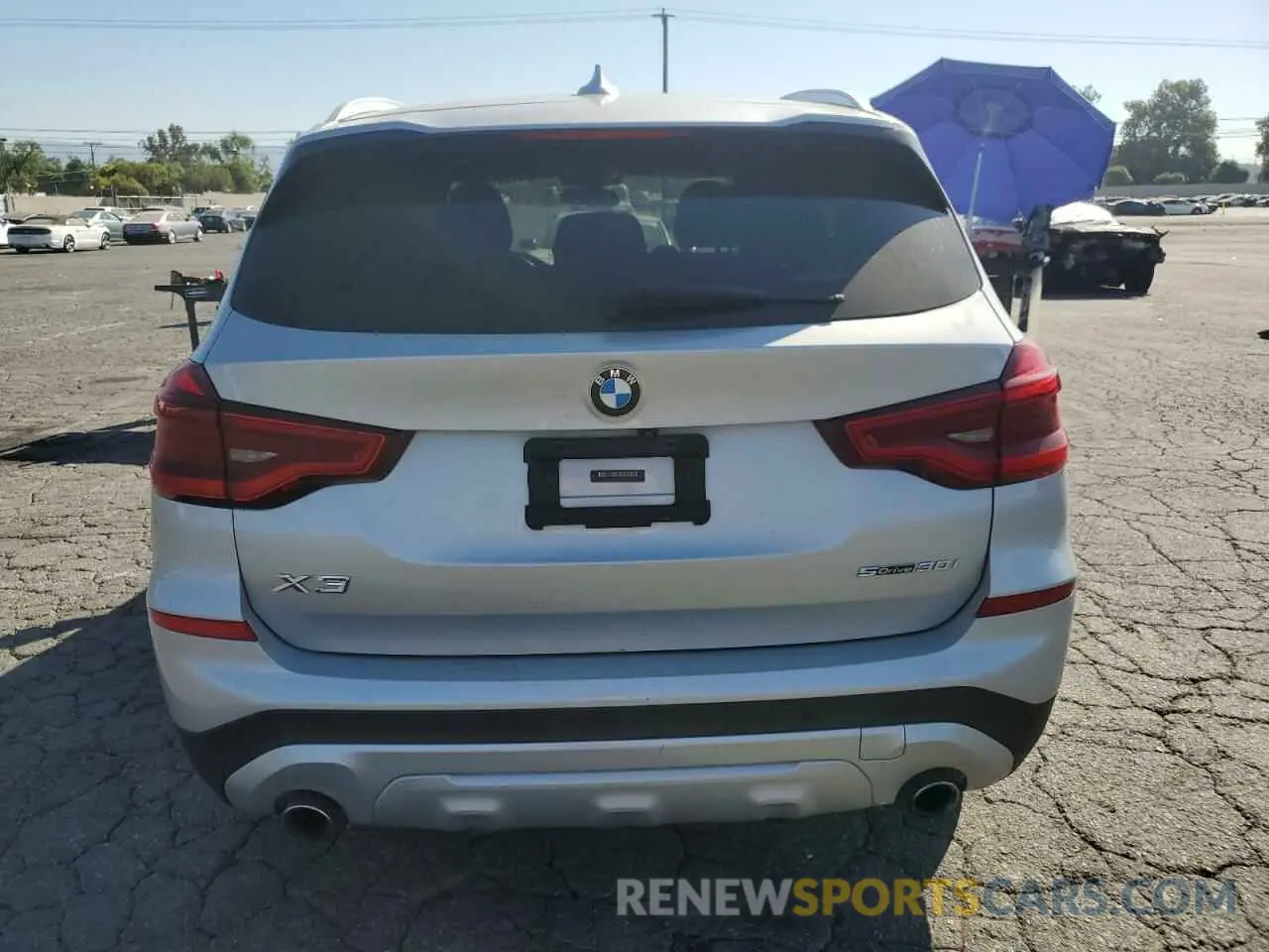6 fotografías del automóvil dañado 5UXTY3C06L9C03785 BMW X3 2020