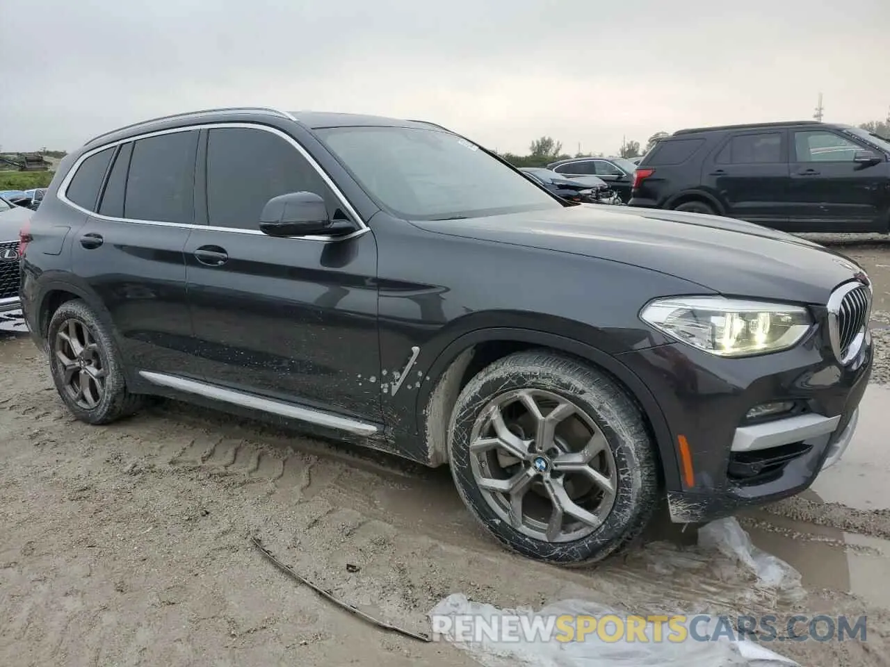 4 fotografías del automóvil dañado 5UXTY3C06L9D06933 BMW X3 2020