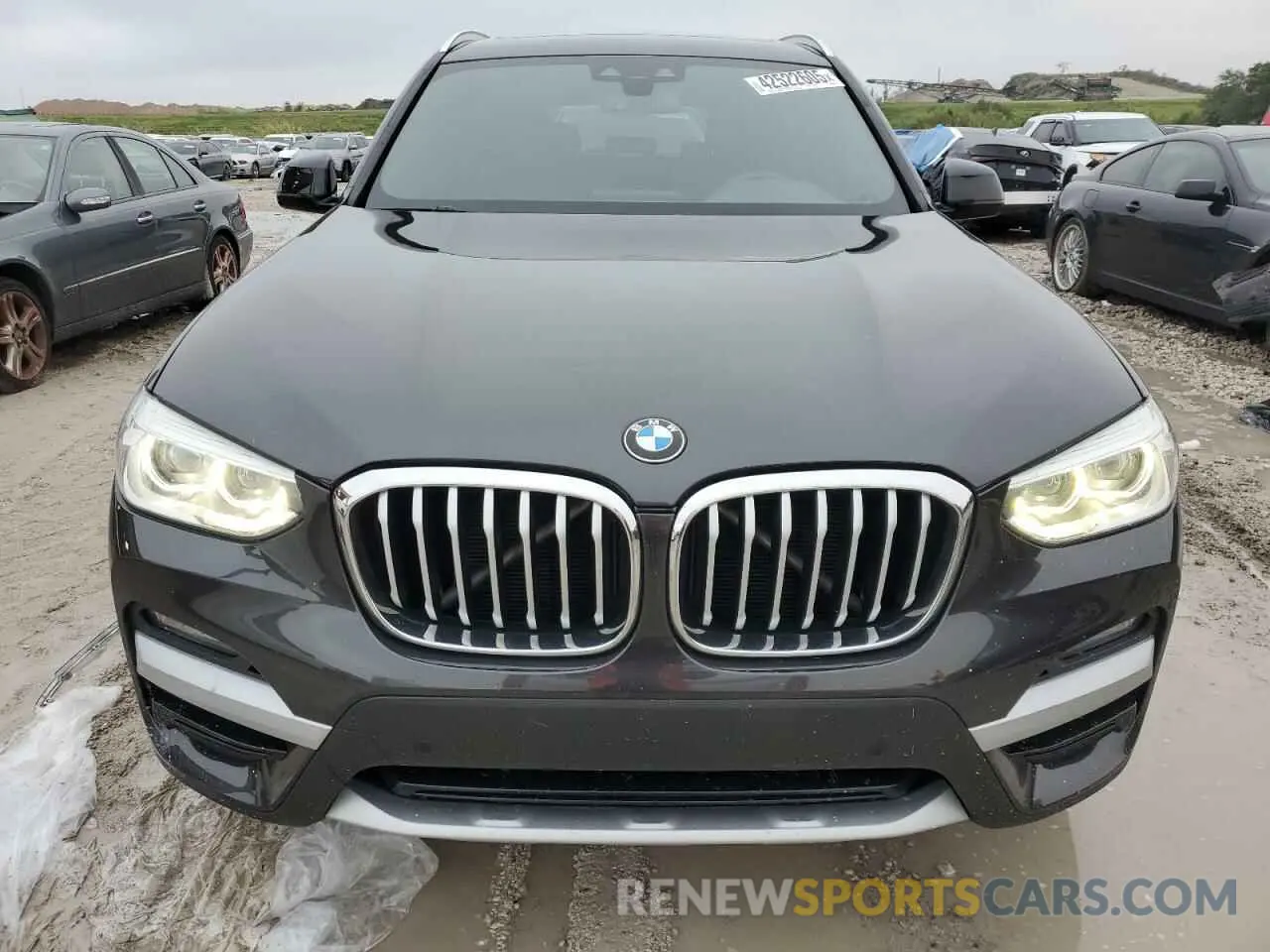 5 fotografías del automóvil dañado 5UXTY3C06L9D06933 BMW X3 2020