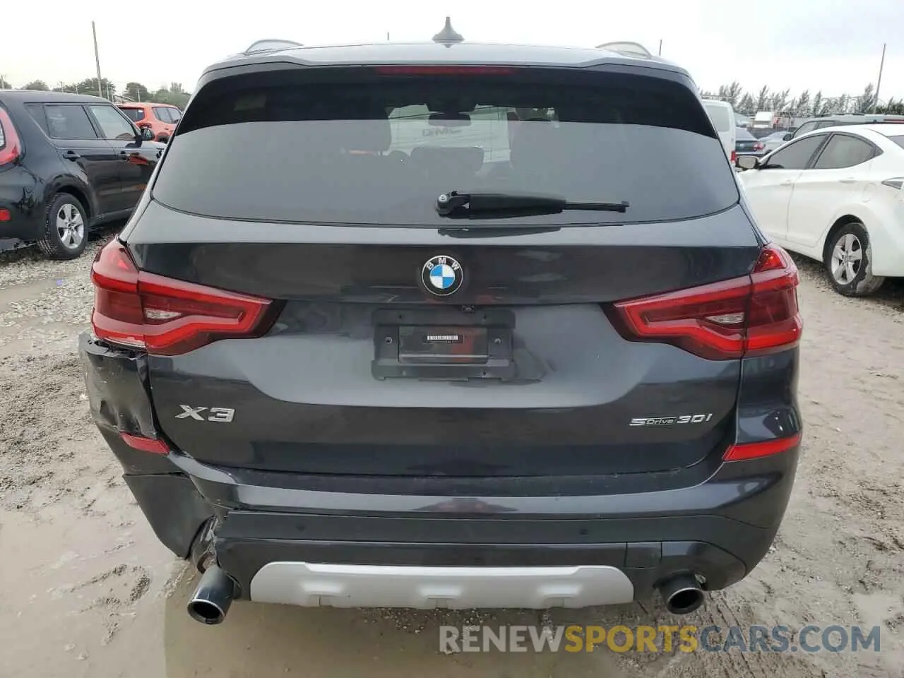 6 fotografías del automóvil dañado 5UXTY3C06L9D06933 BMW X3 2020