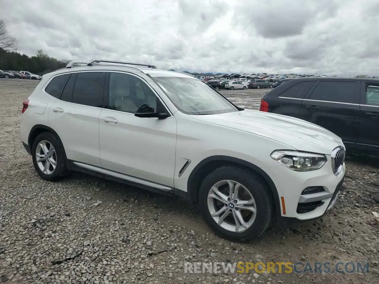 4 fotografías del automóvil dañado 5UXTY3C06L9D47384 BMW X3 2020