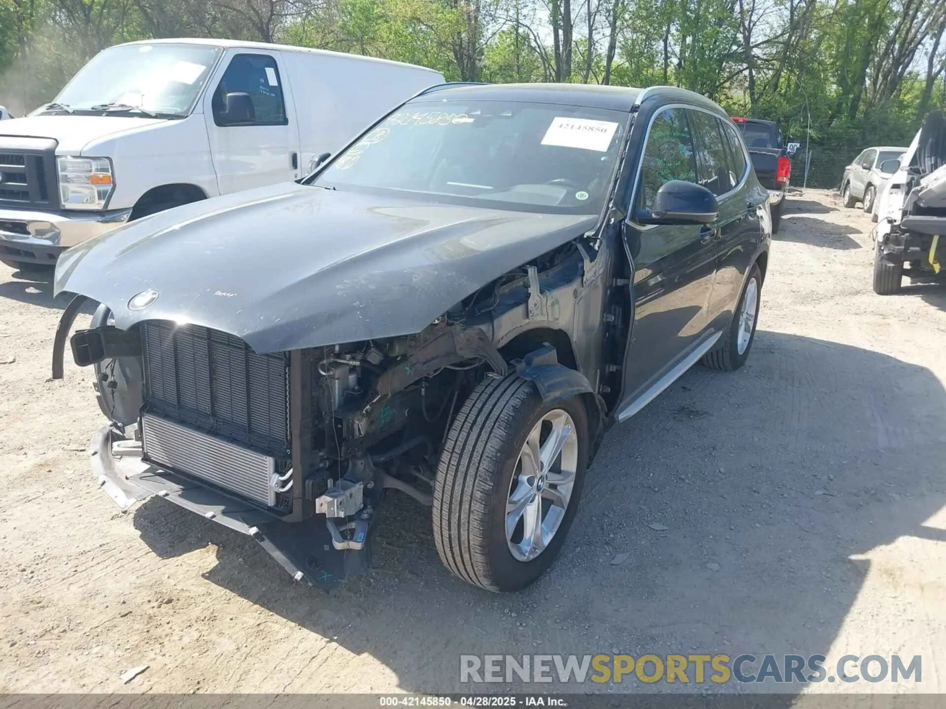 2 fotografías del automóvil dañado 5UXTY3C06LLU69498 BMW X3 2020