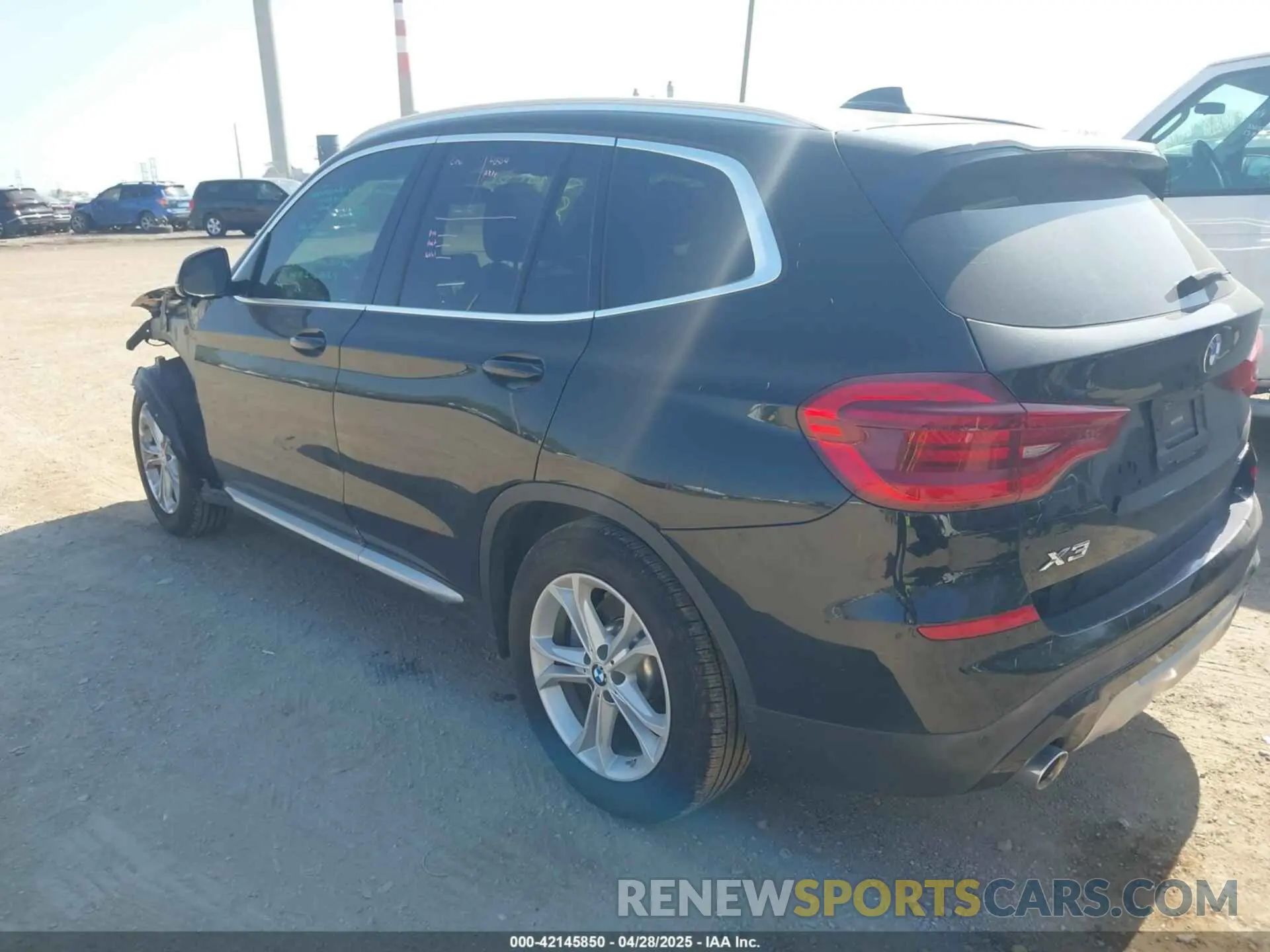 3 fotografías del automóvil dañado 5UXTY3C06LLU69498 BMW X3 2020