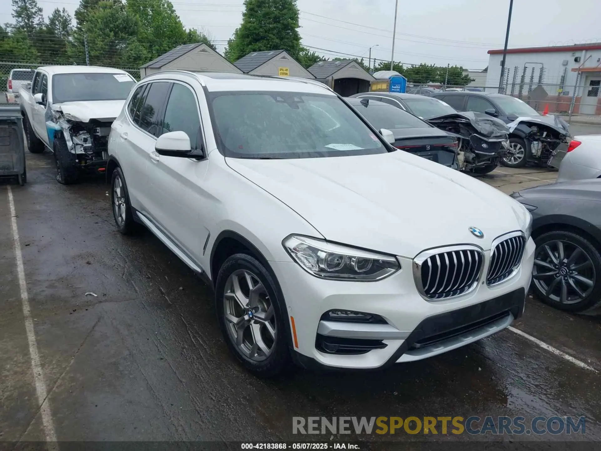 1 fotografías del automóvil dañado 5UXTY3C07L9B58551 BMW X3 2020