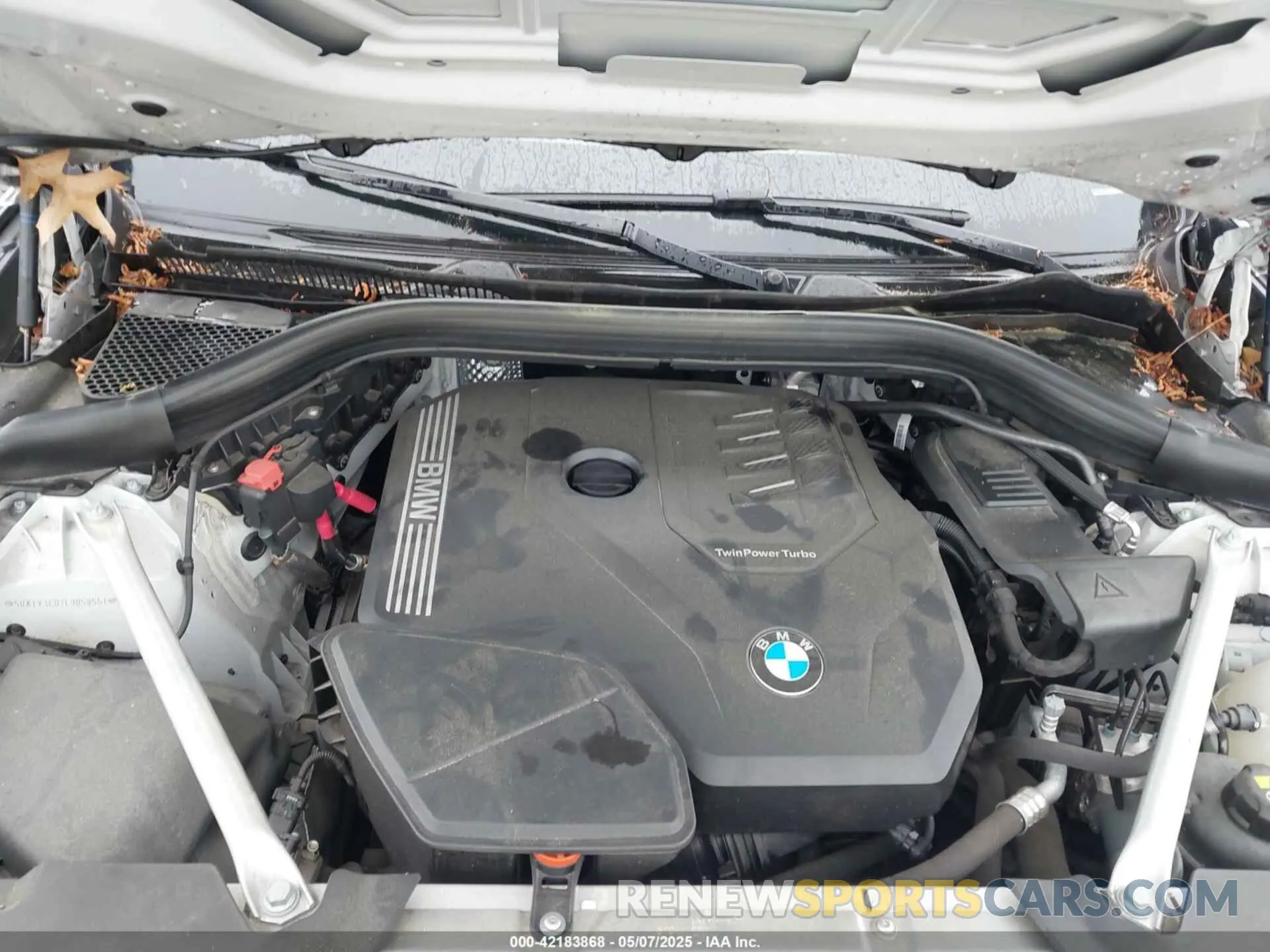10 fotografías del automóvil dañado 5UXTY3C07L9B58551 BMW X3 2020