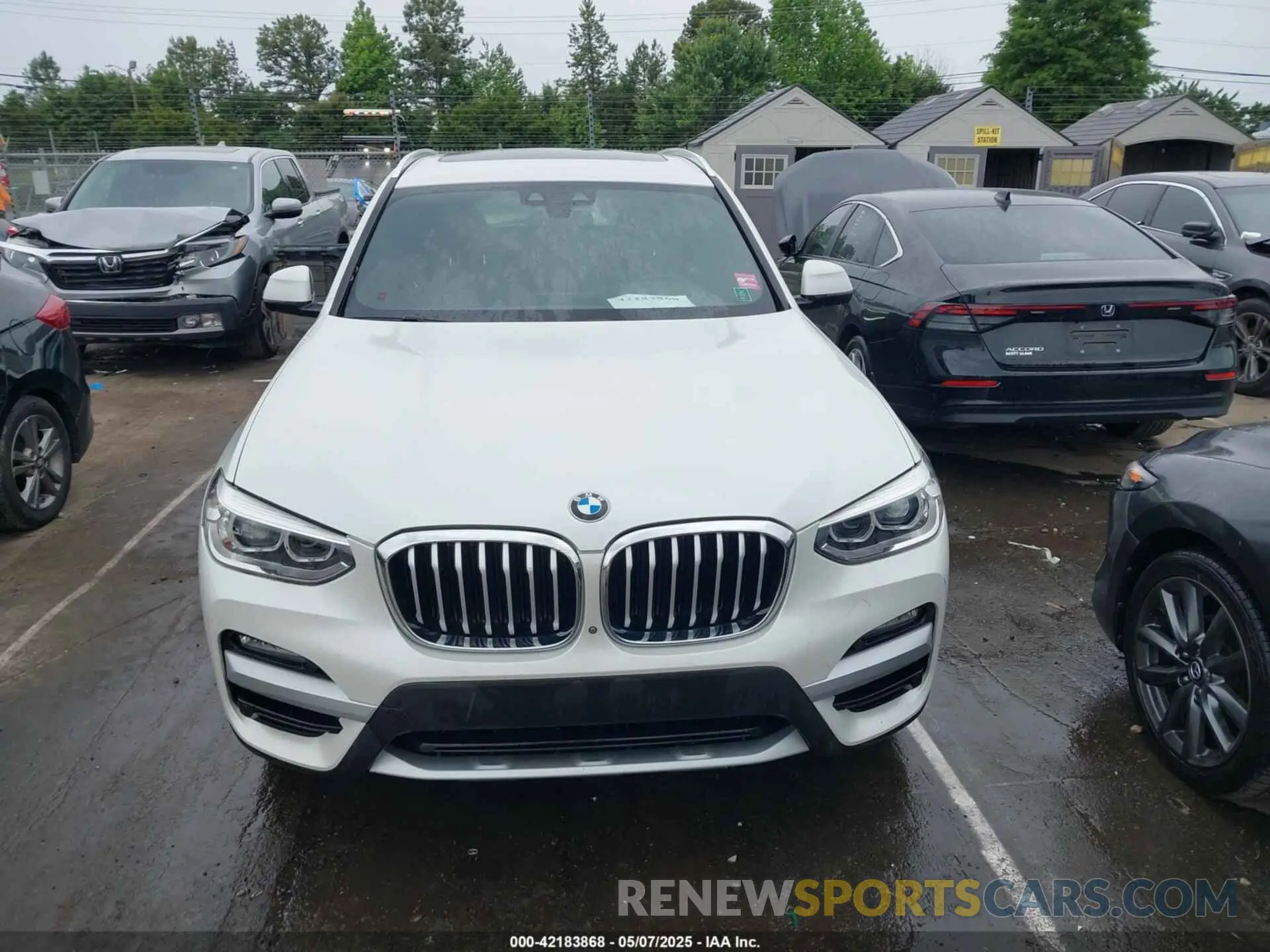 12 fotografías del automóvil dañado 5UXTY3C07L9B58551 BMW X3 2020