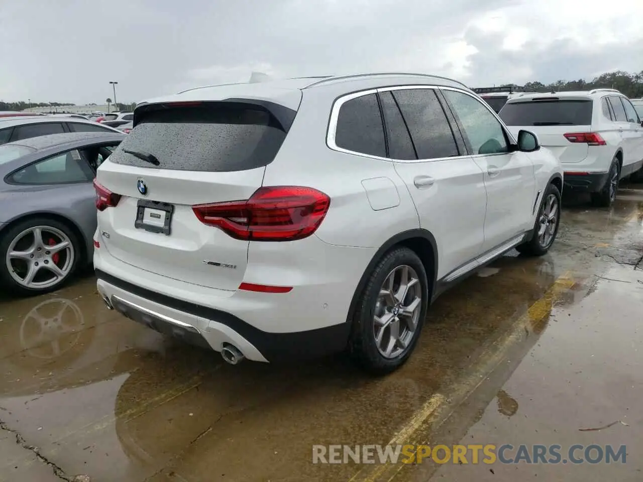 4 fotografías del automóvil dañado 5UXTY3C07L9C04508 BMW X3 2020