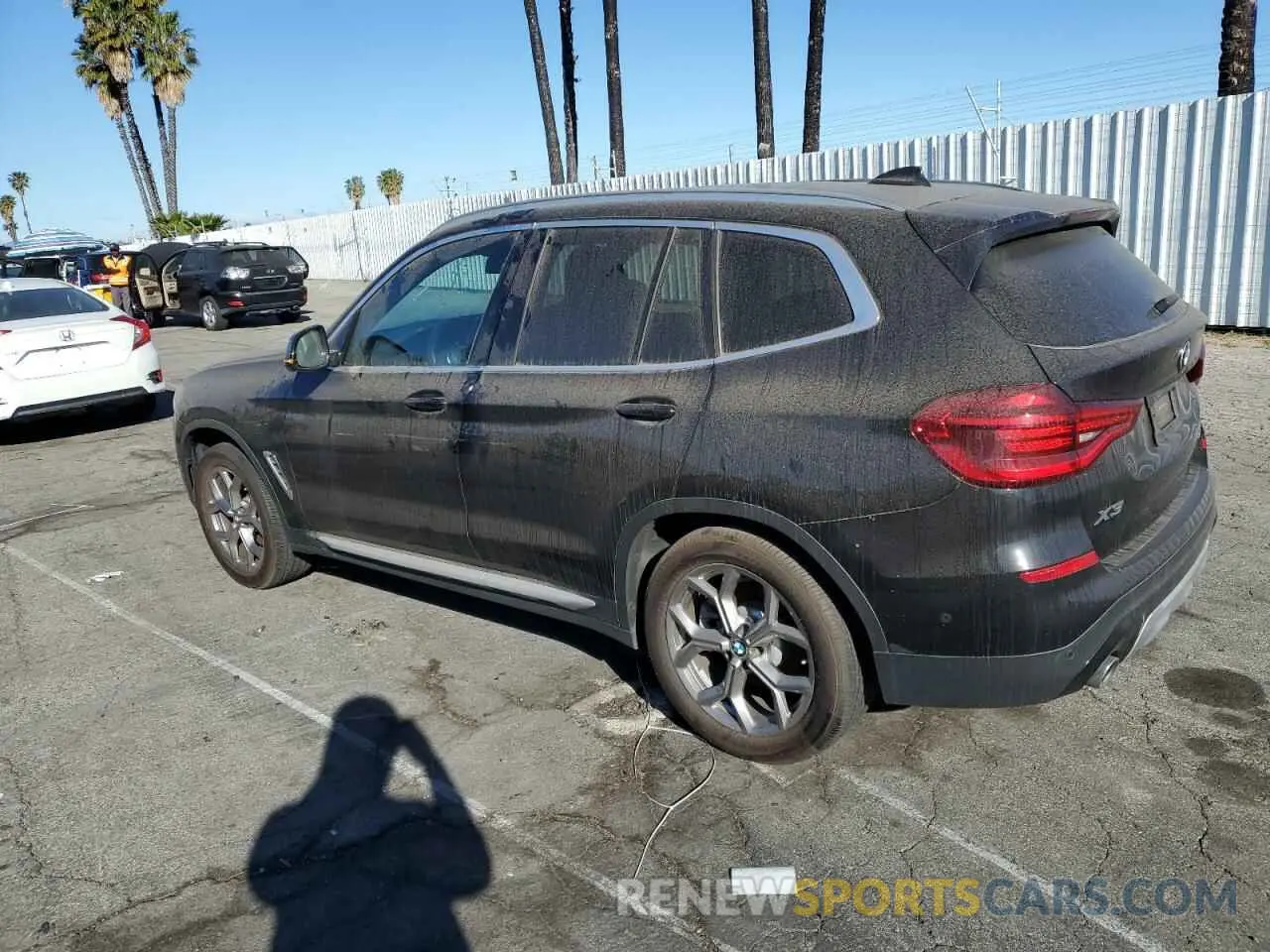 2 fotografías del automóvil dañado 5UXTY3C07L9C29036 BMW X3 2020
