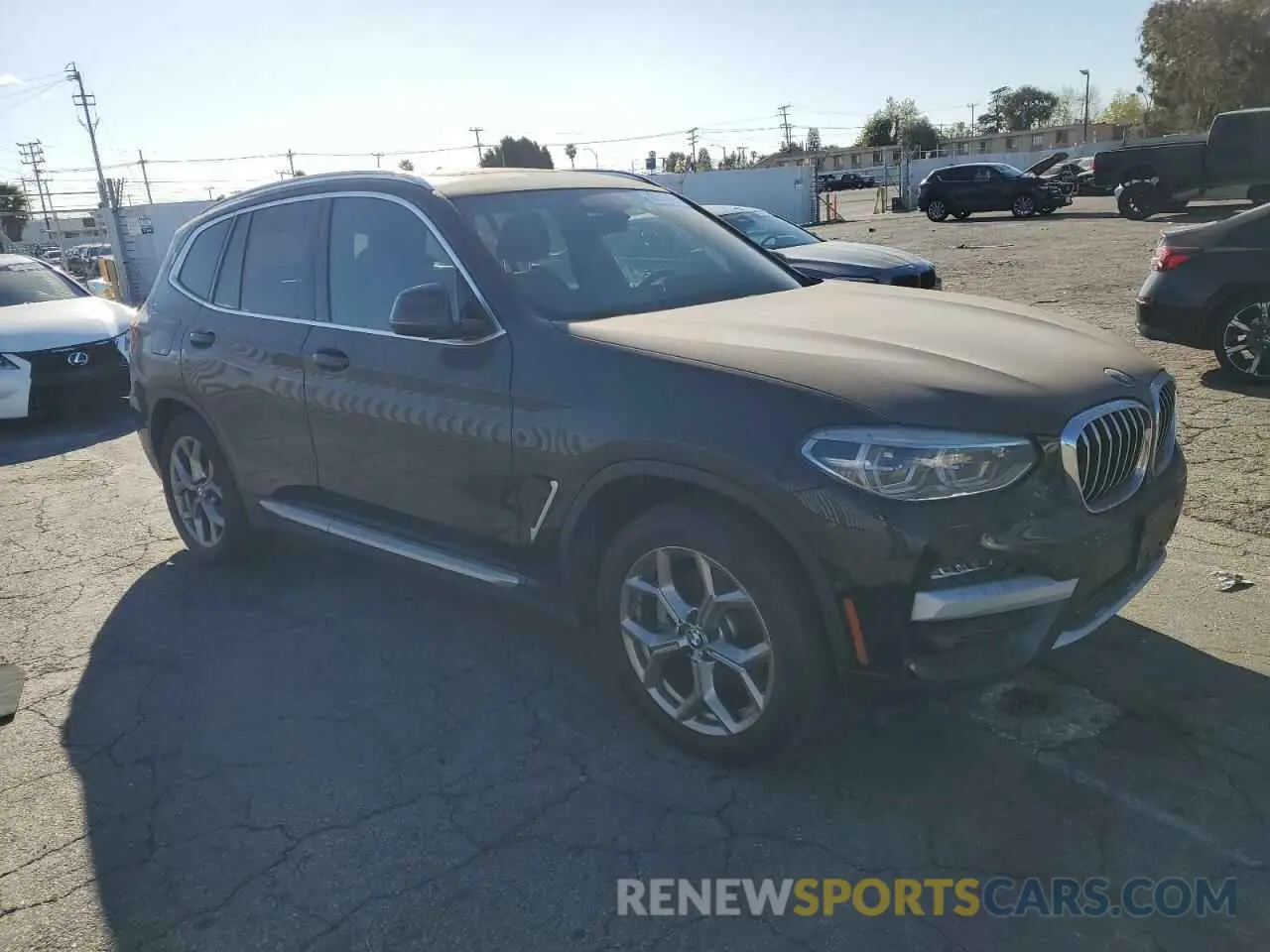 4 fotografías del automóvil dañado 5UXTY3C07L9C29036 BMW X3 2020