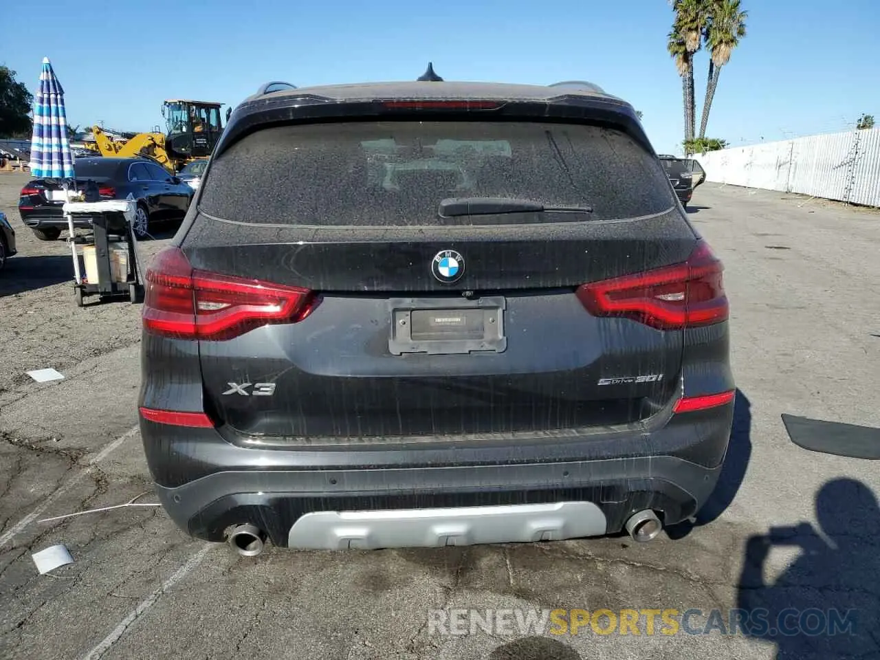 6 fotografías del automóvil dañado 5UXTY3C07L9C29036 BMW X3 2020