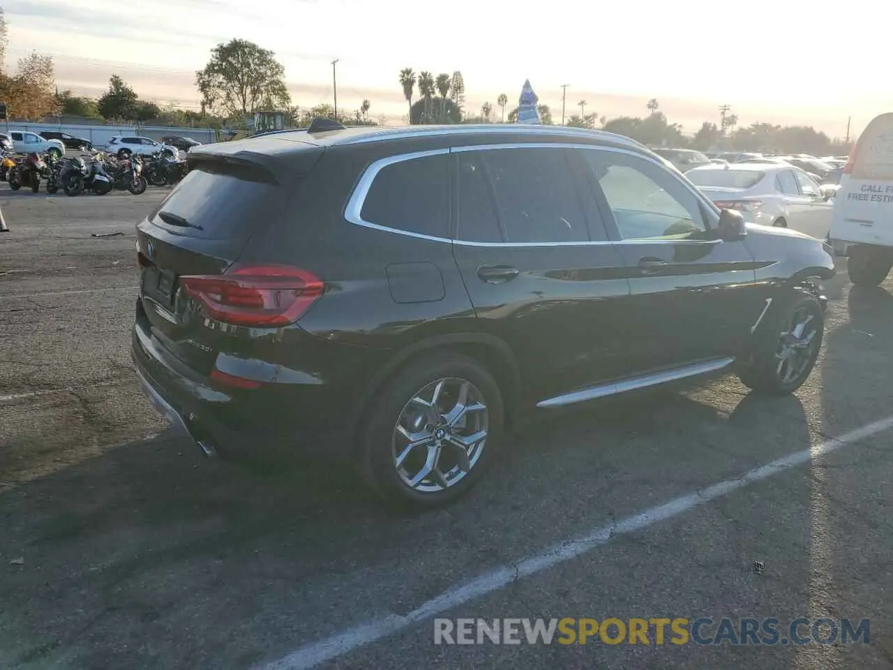 3 fotografías del automóvil dañado 5UXTY3C07L9C41414 BMW X3 2020