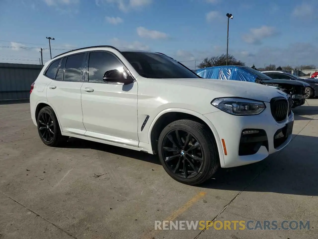 4 fotografías del automóvil dañado 5UXTY3C07L9C47794 BMW X3 2020