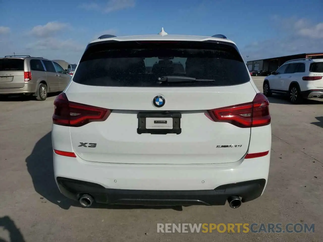 6 fotografías del automóvil dañado 5UXTY3C07L9C47794 BMW X3 2020