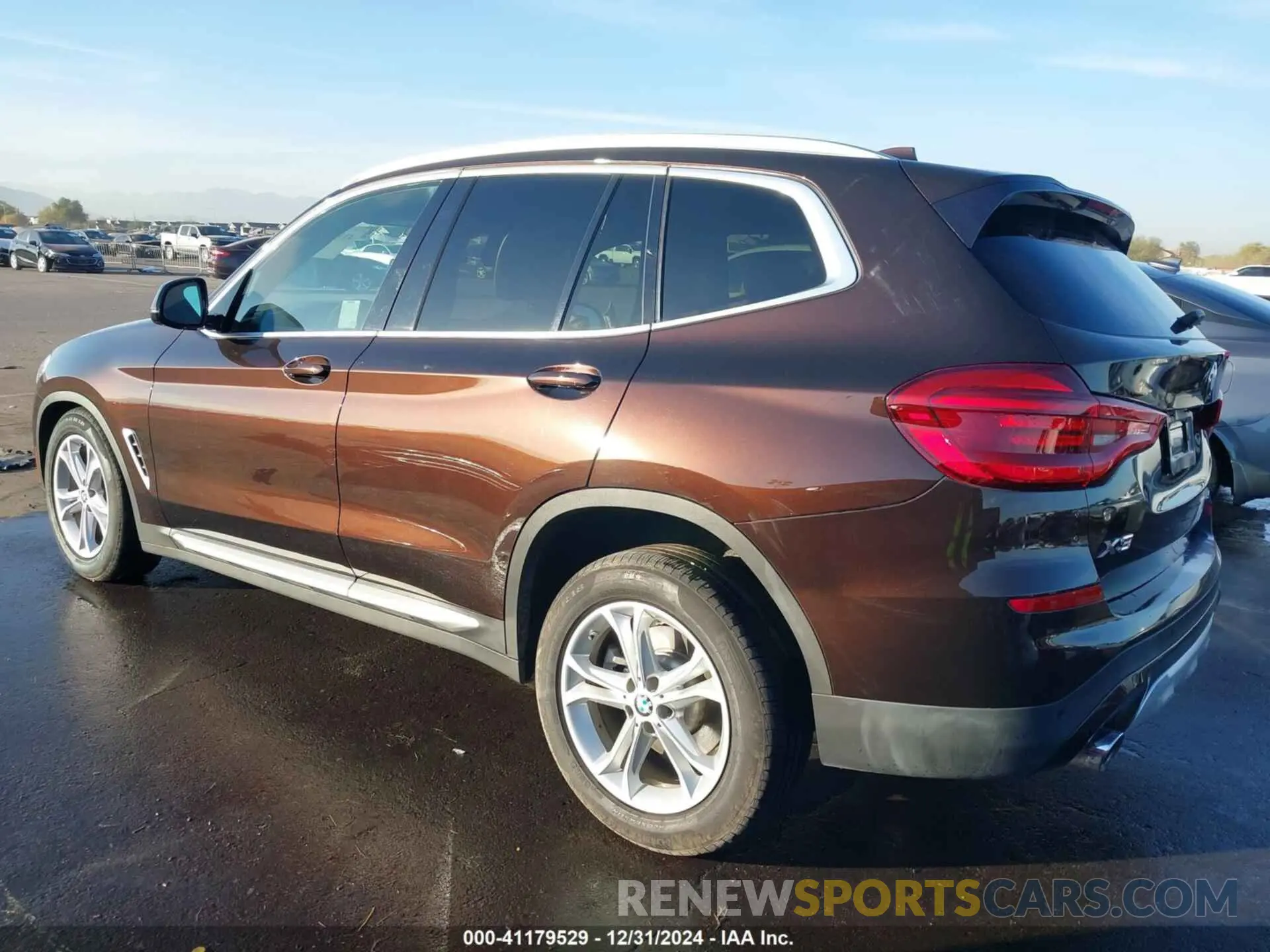 3 fotografías del automóvil dañado 5UXTY3C07L9D36801 BMW X3 2020