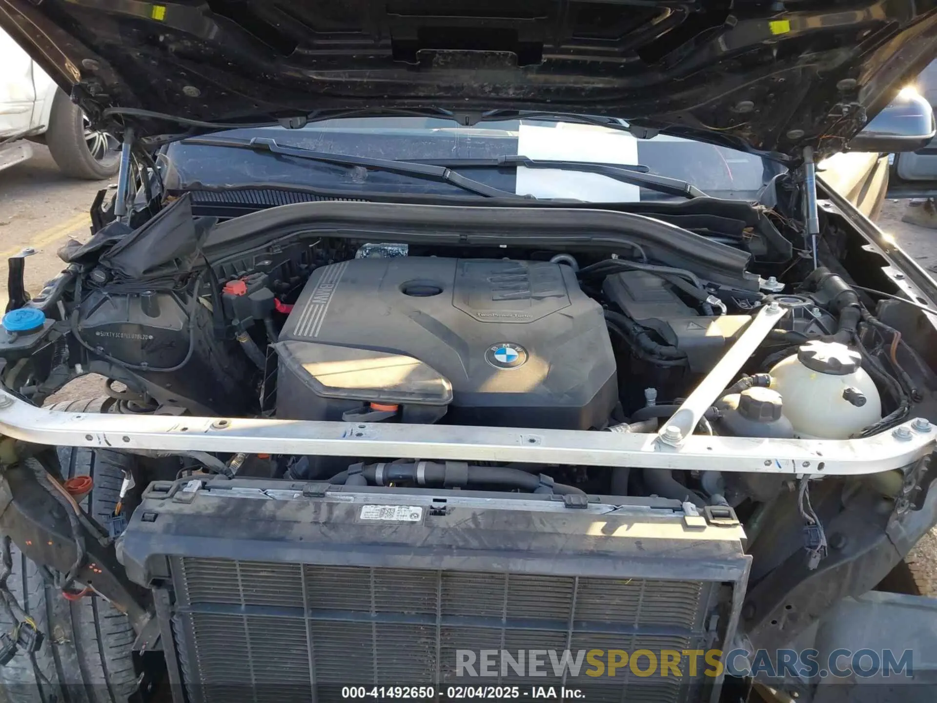 10 fotografías del automóvil dañado 5UXTY3C07LLU70420 BMW X3 2020