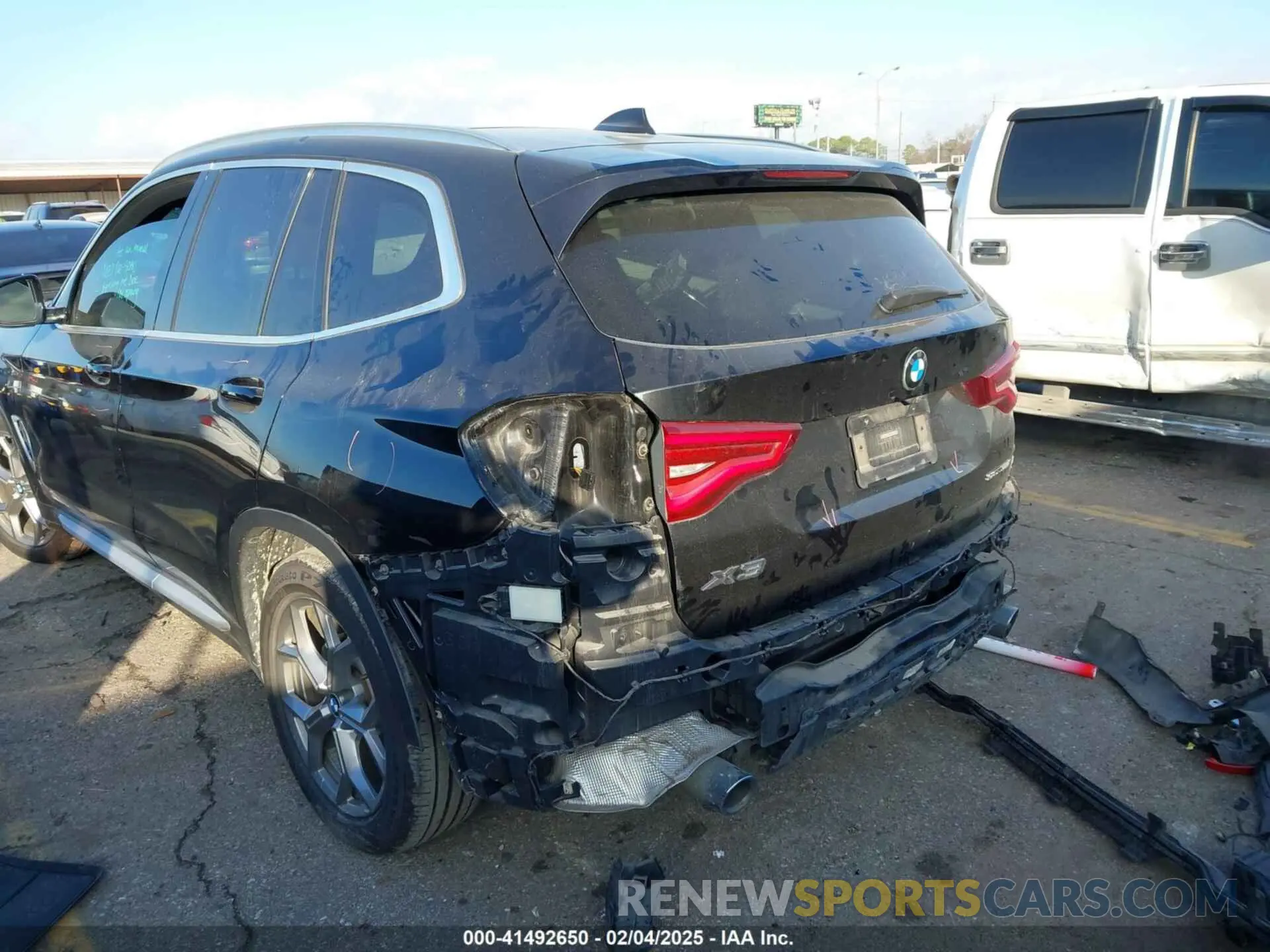6 fotografías del automóvil dañado 5UXTY3C07LLU70420 BMW X3 2020