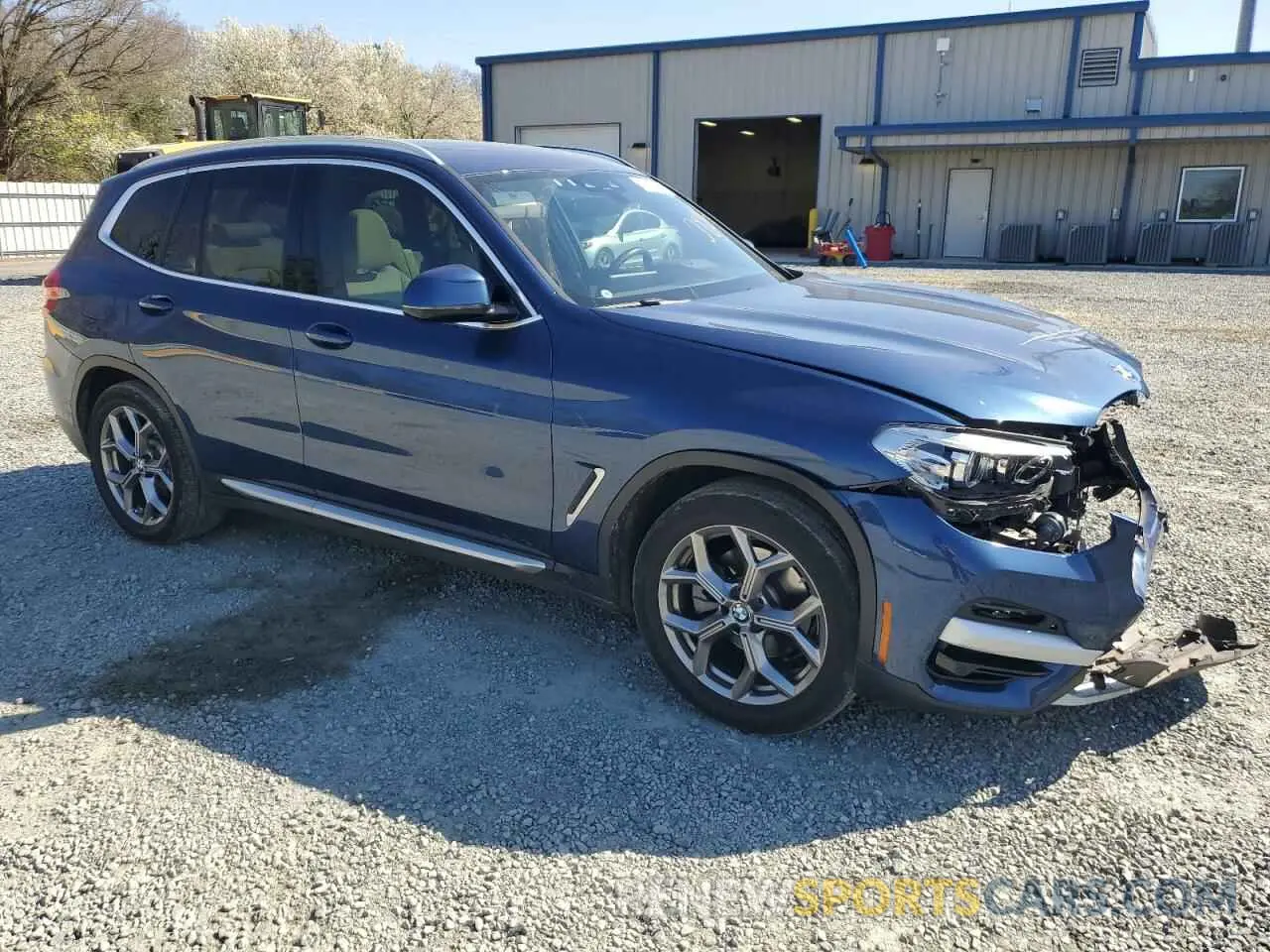 4 fotografías del automóvil dañado 5UXTY3C07LLU70806 BMW X3 2020