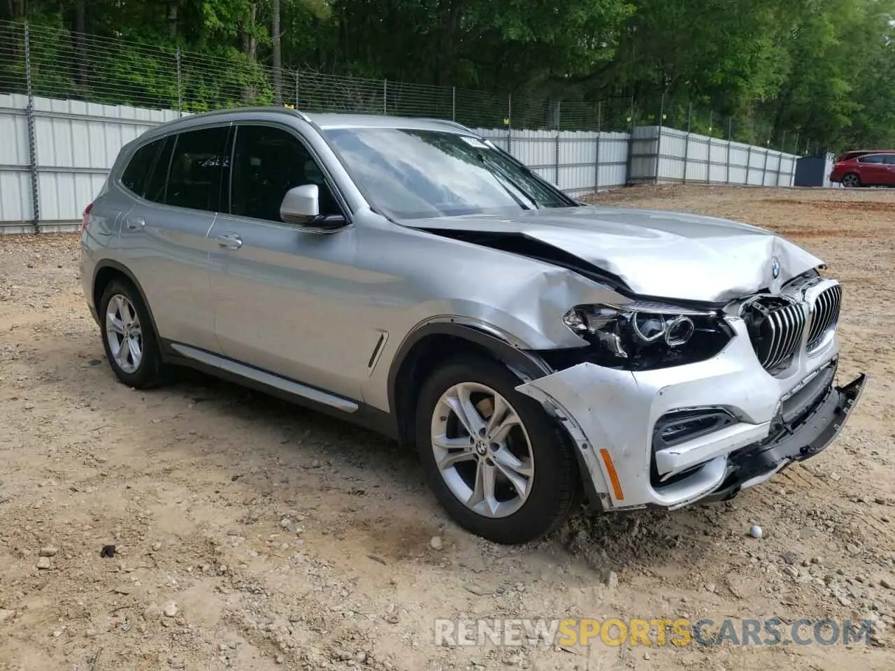 4 fotografías del automóvil dañado 5UXTY3C08L9B21993 BMW X3 2020