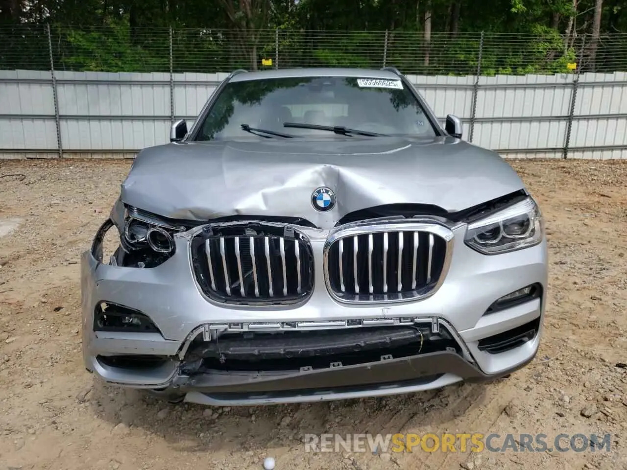 5 fotografías del automóvil dañado 5UXTY3C08L9B21993 BMW X3 2020