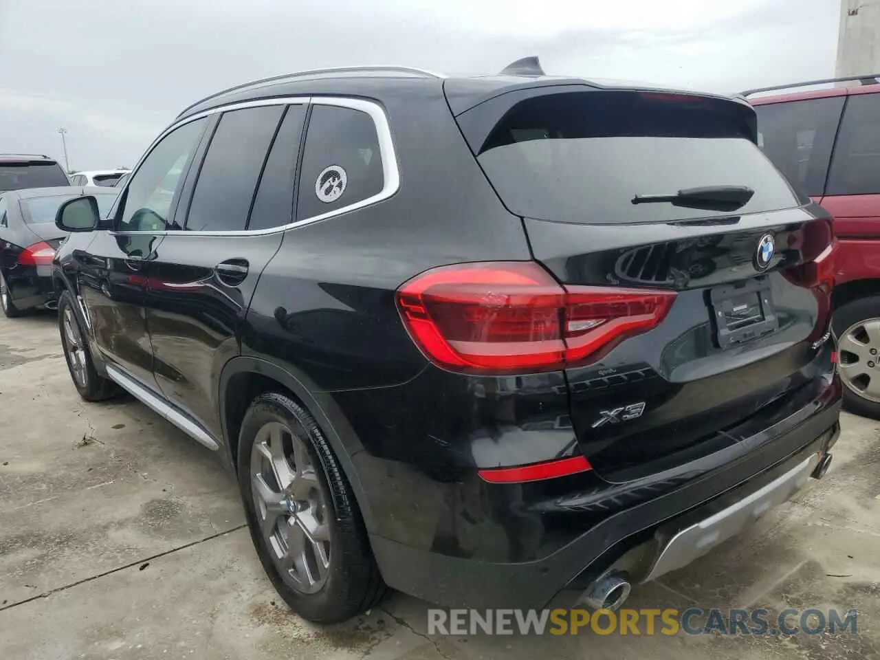 3 fotografías del automóvil dañado 5UXTY3C08L9C59100 BMW X3 2020