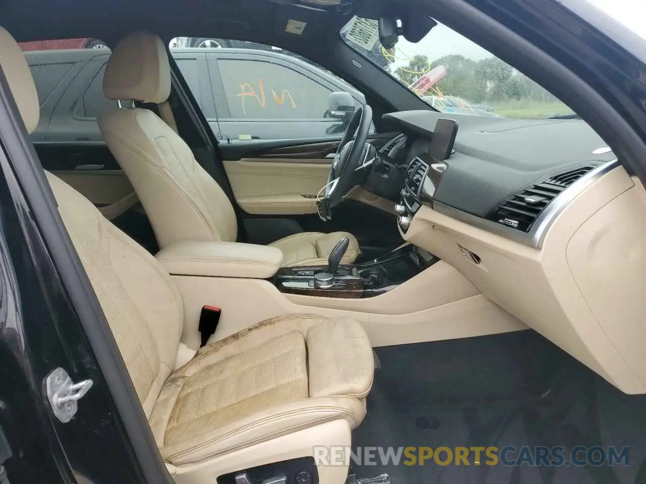 5 fotografías del automóvil dañado 5UXTY3C08L9C59100 BMW X3 2020