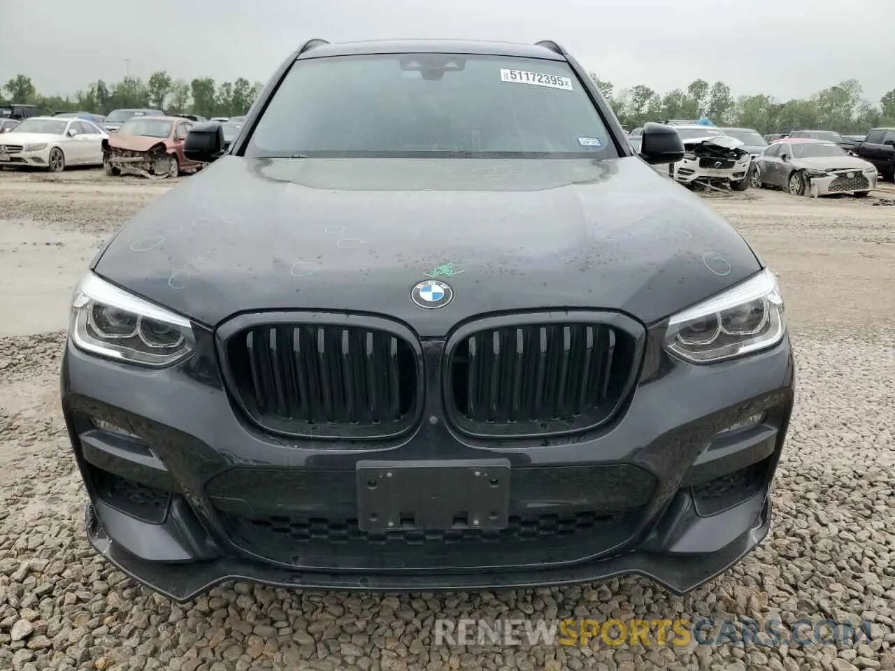 5 fotografías del automóvil dañado 5UXTY3C08L9C80450 BMW X3 2020