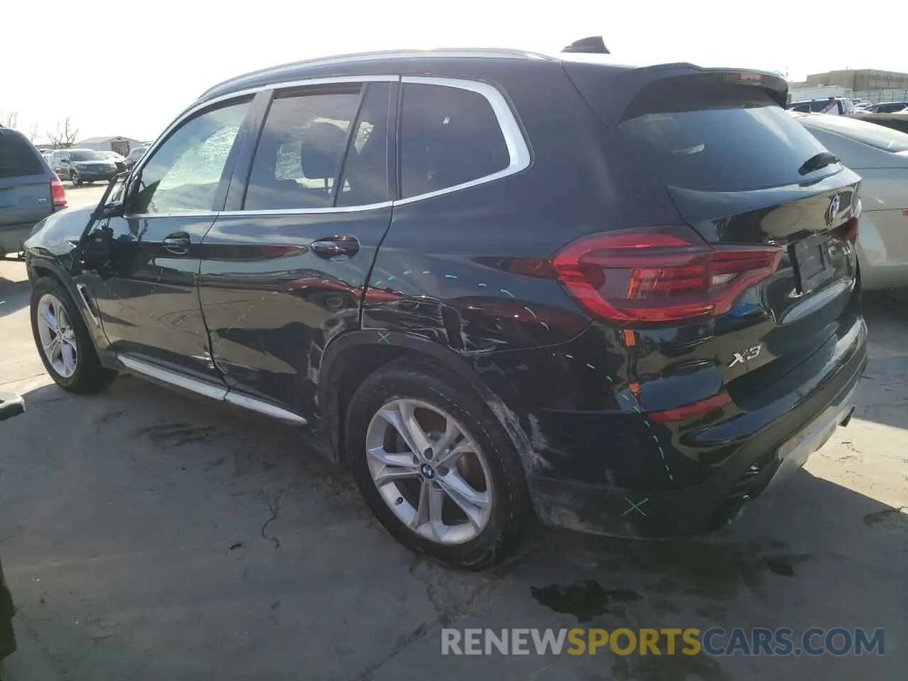 2 fotografías del automóvil dañado 5UXTY3C08L9D63067 BMW X3 2020