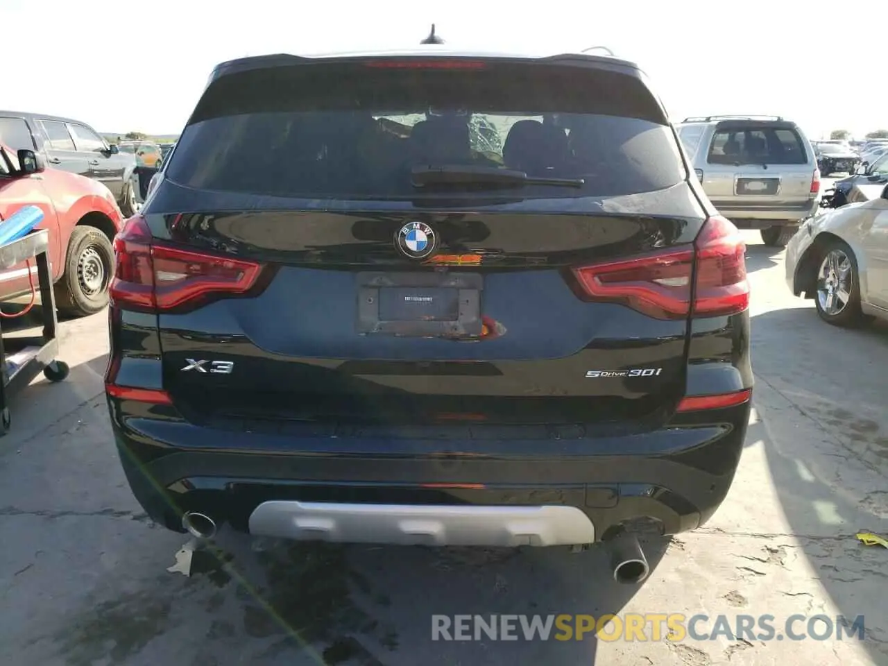 6 fotografías del automóvil dañado 5UXTY3C08L9D63067 BMW X3 2020