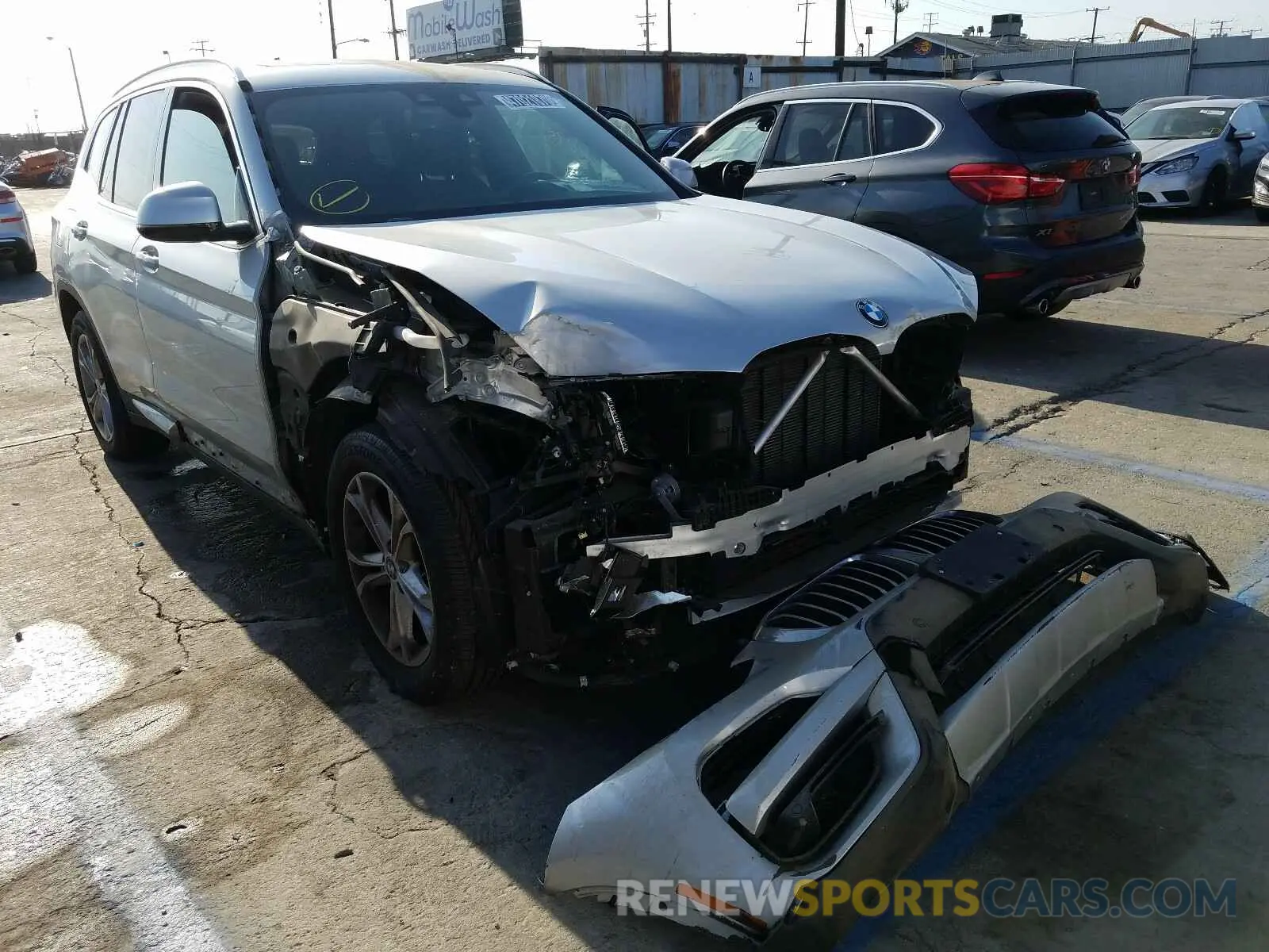 1 fotografías del automóvil dañado 5UXTY3C0XL9B57653 BMW X3 2020