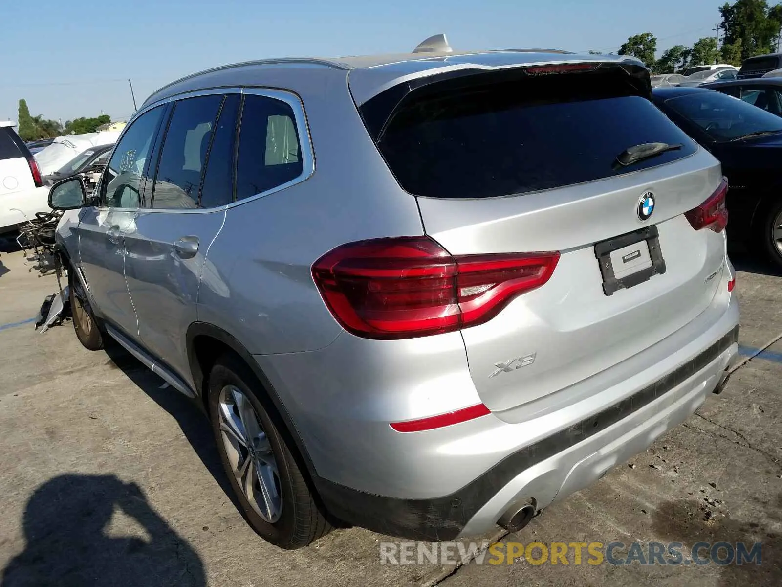 3 fotografías del automóvil dañado 5UXTY3C0XL9B57653 BMW X3 2020