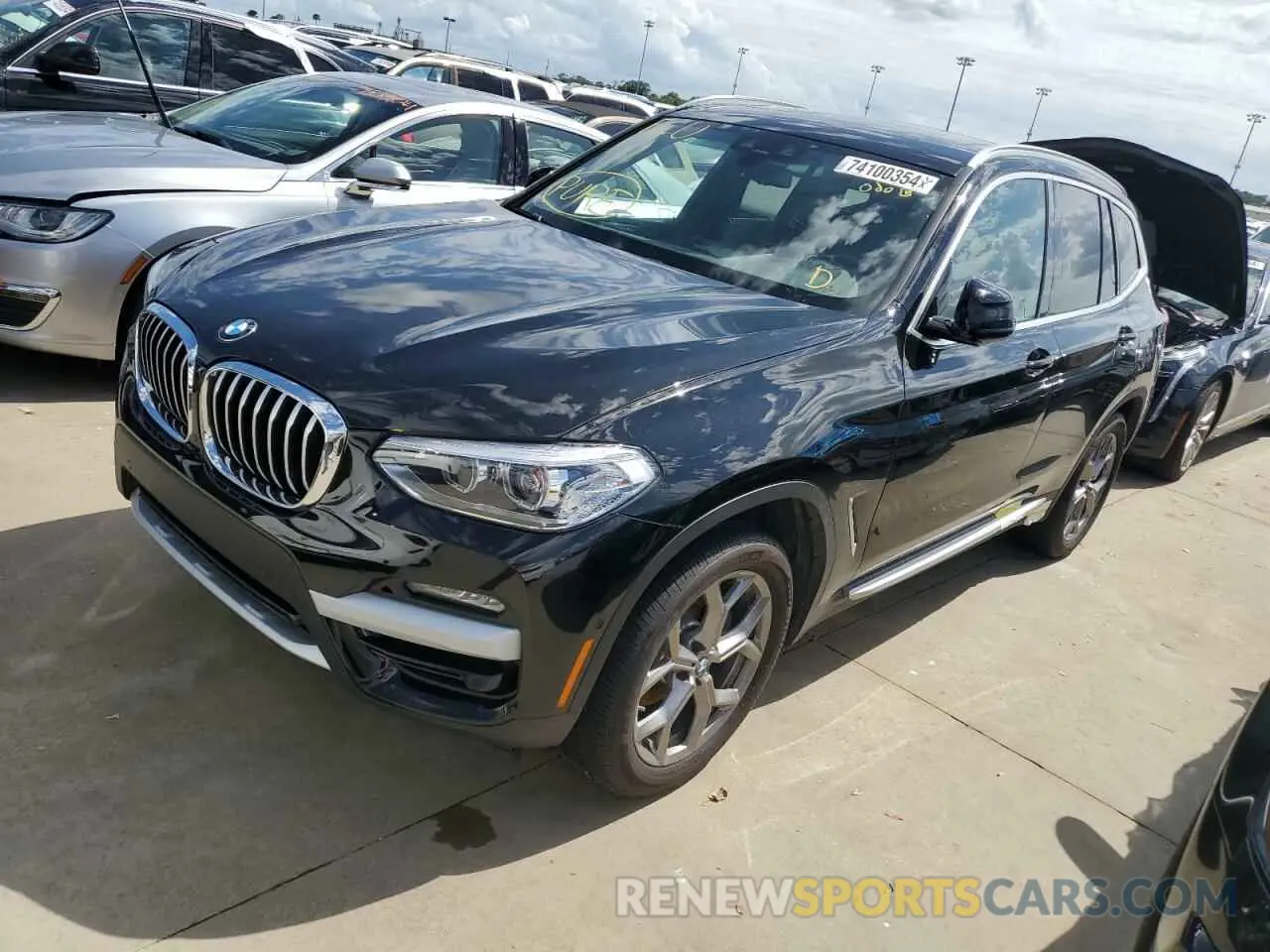 1 fotografías del automóvil dañado 5UXTY3C0XL9D22262 BMW X3 2020