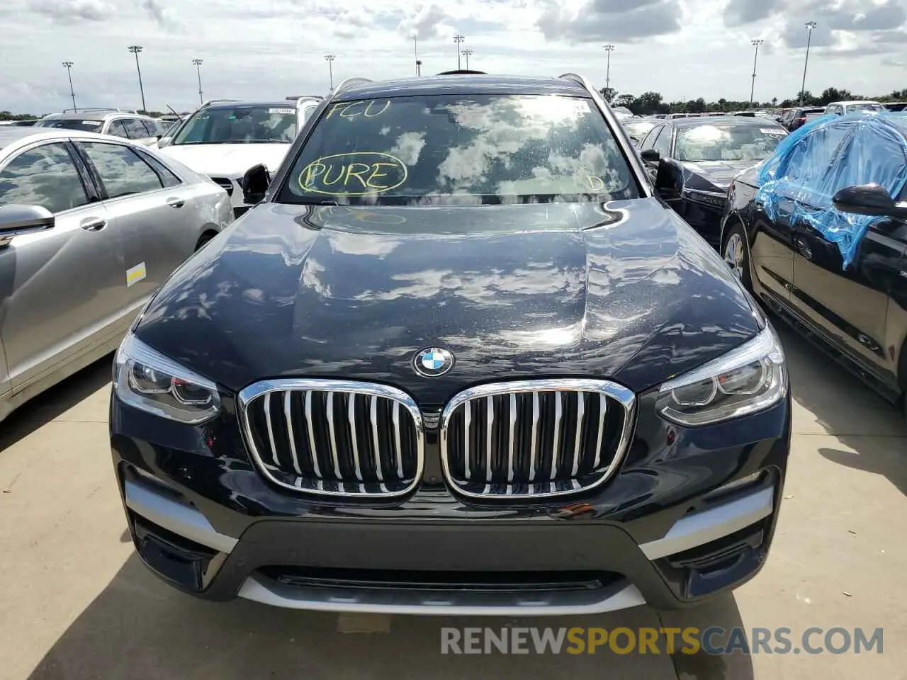 5 fotografías del automóvil dañado 5UXTY3C0XL9D22262 BMW X3 2020