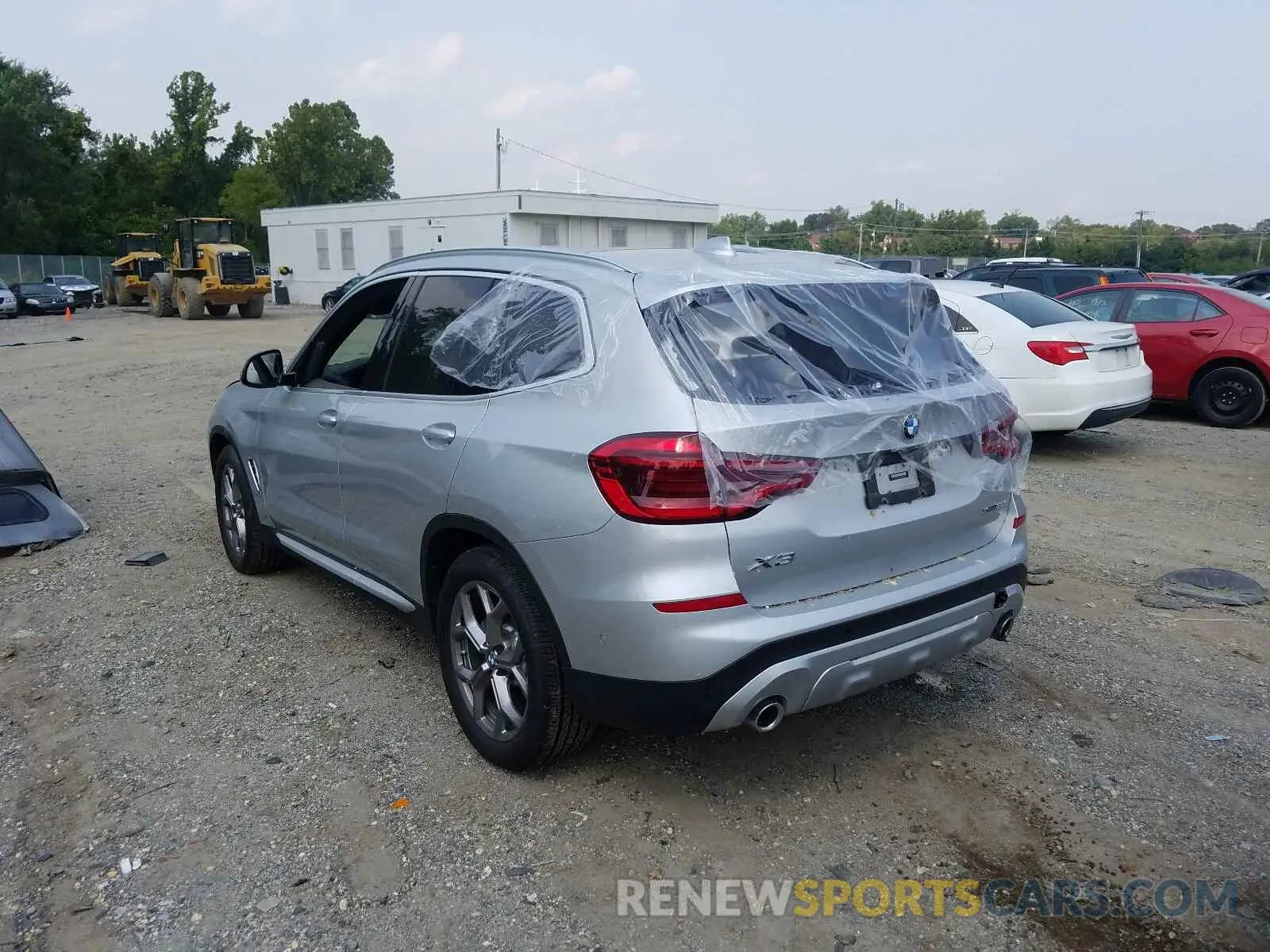 3 fotografías del automóvil dañado 5UXTY5C00L9C62455 BMW X3 2020