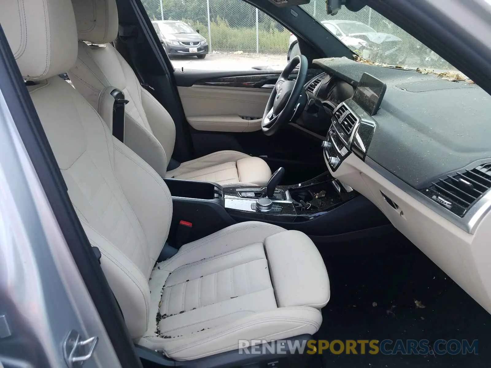5 fotografías del automóvil dañado 5UXTY5C00L9C62455 BMW X3 2020