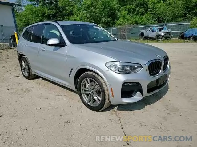 15 fotografías del automóvil dañado 5UXTY5C00L9D35257 BMW X3 2020