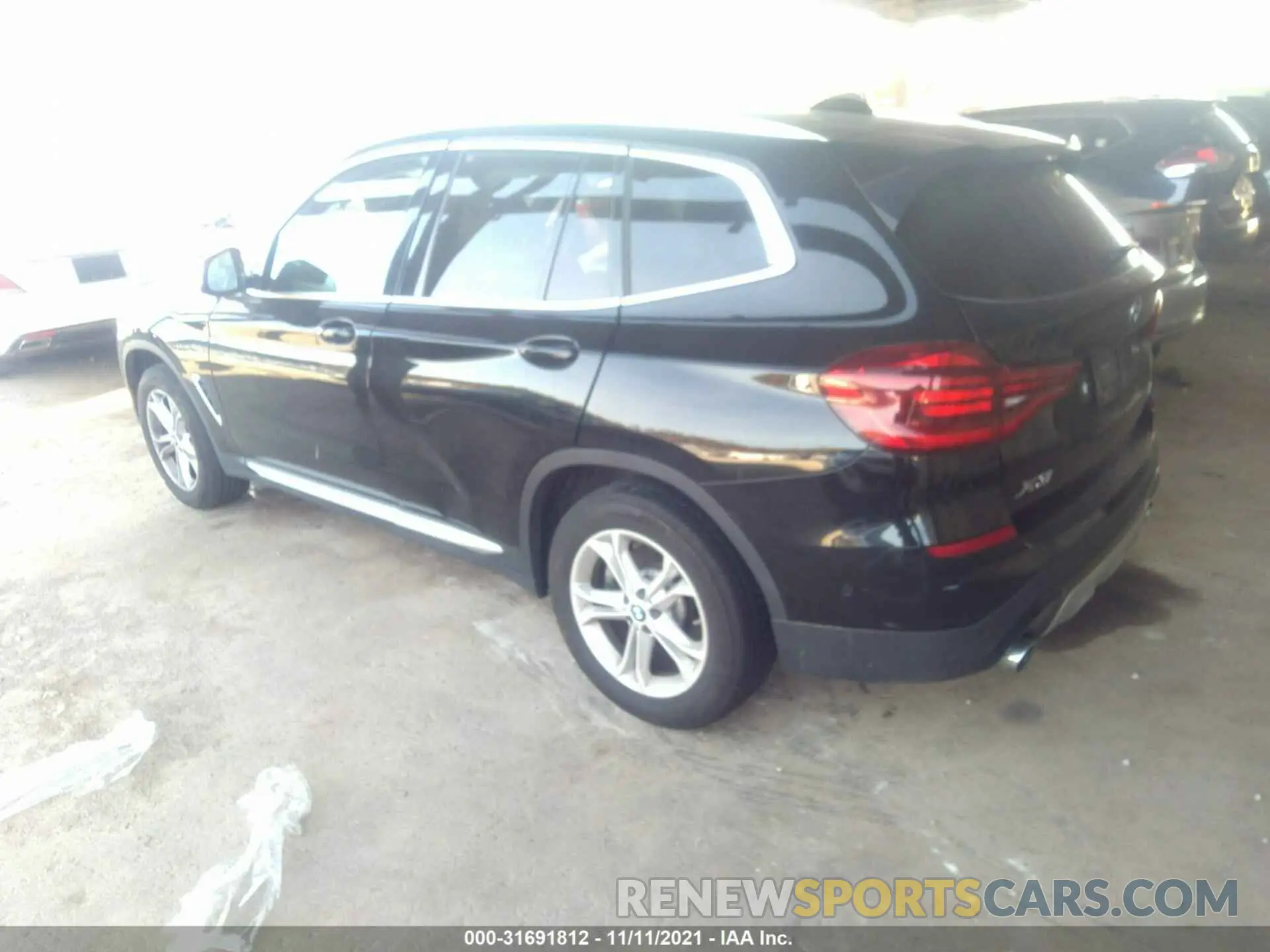 3 fotografías del automóvil dañado 5UXTY5C01L9C56275 BMW X3 2020