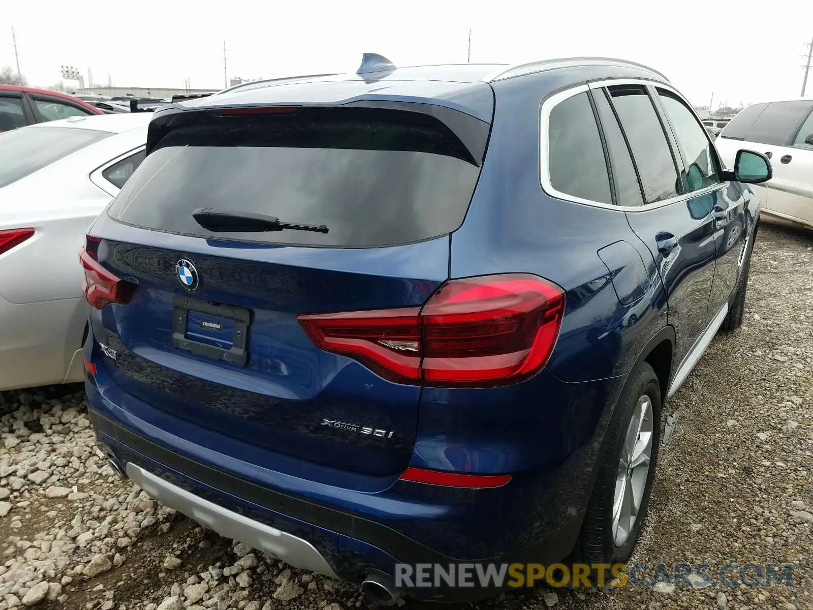 4 fotografías del automóvil dañado 5UXTY5C02L9B08331 BMW X3 2020